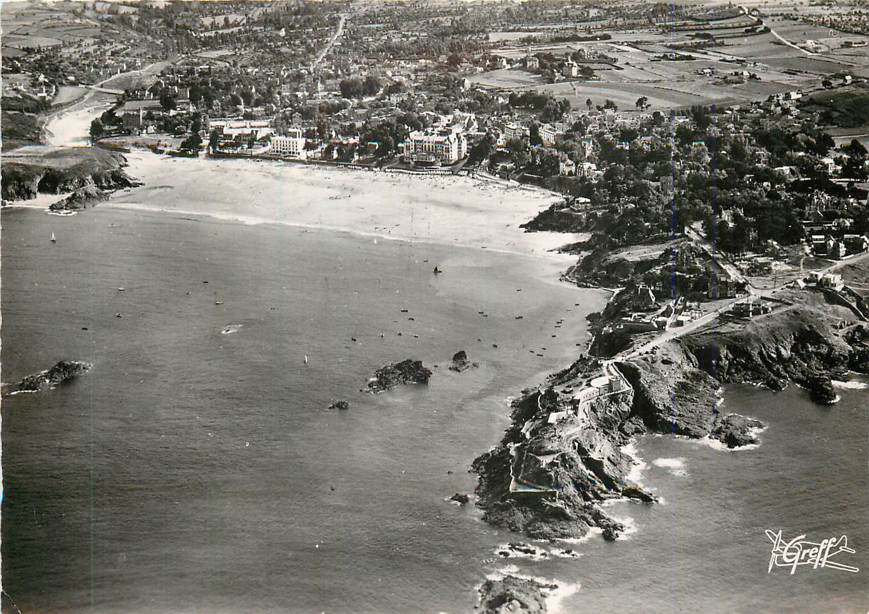 CPM St Lunaire L et Vilaine Vue aerienne