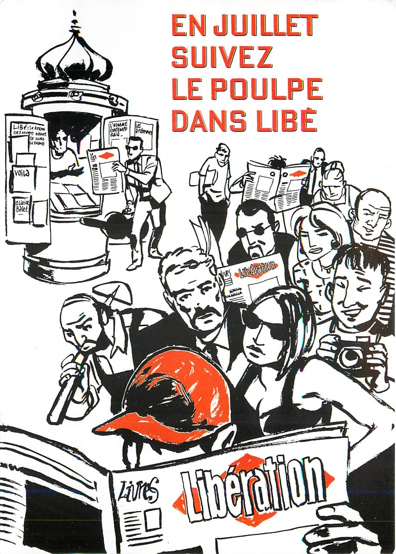 CPM En Juillet Suivez Le Poulpe dans Libe Liberation Journal