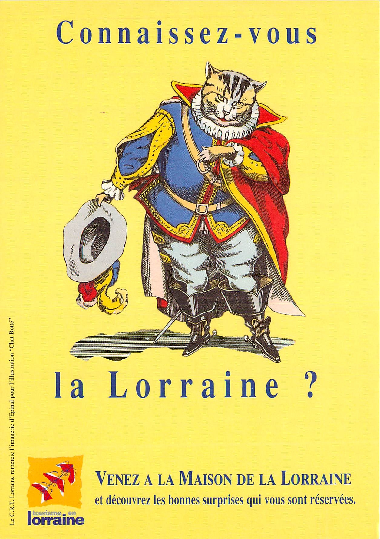 CPM La Lorraine vous invite a sa decouverte et a devenir Ami de la Lorraine Chat 