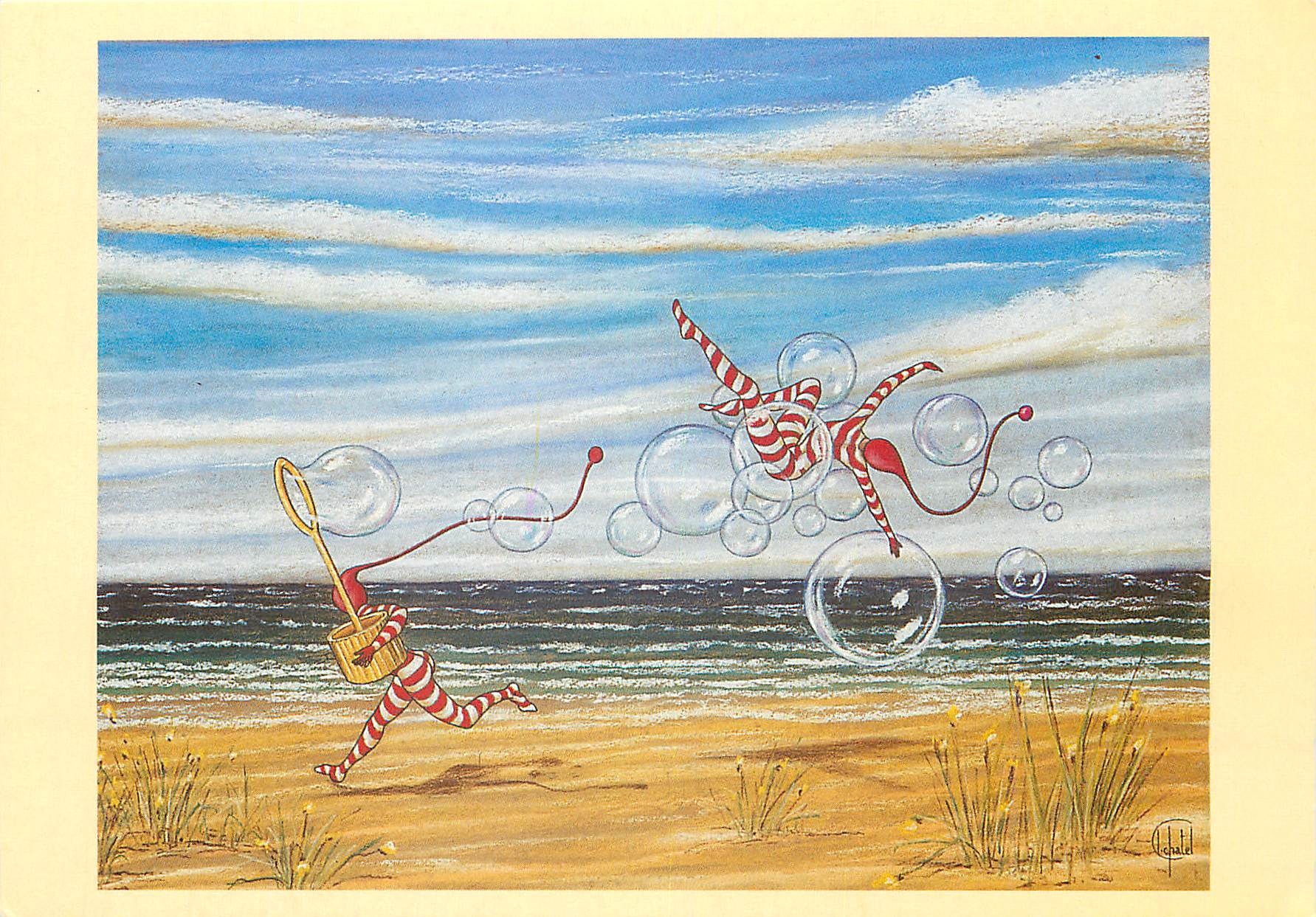 CPM Personnages Bulles