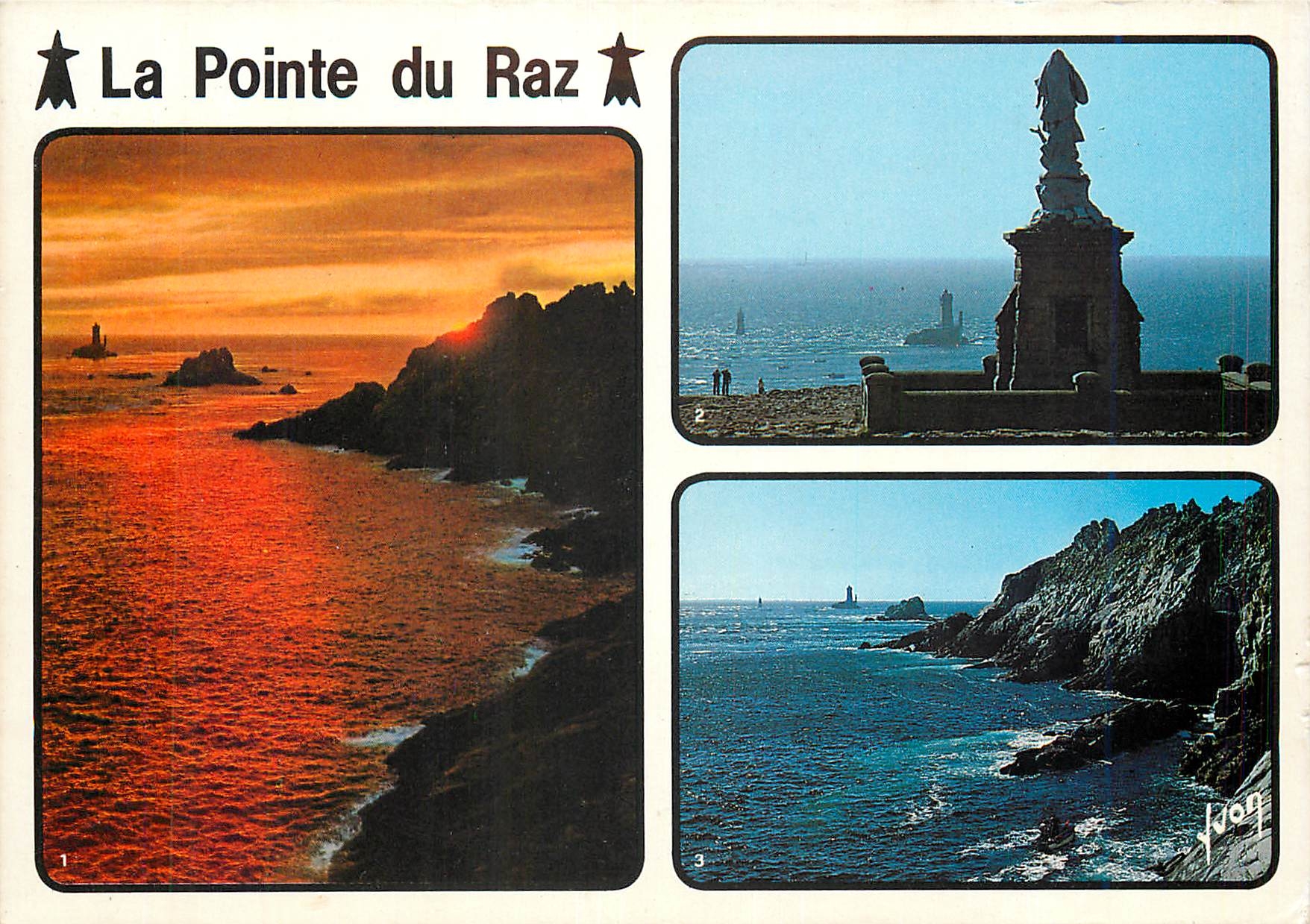 CPM La Pointe du Raz Finistere Notre Dame des Naufrages veille sur le Raz 