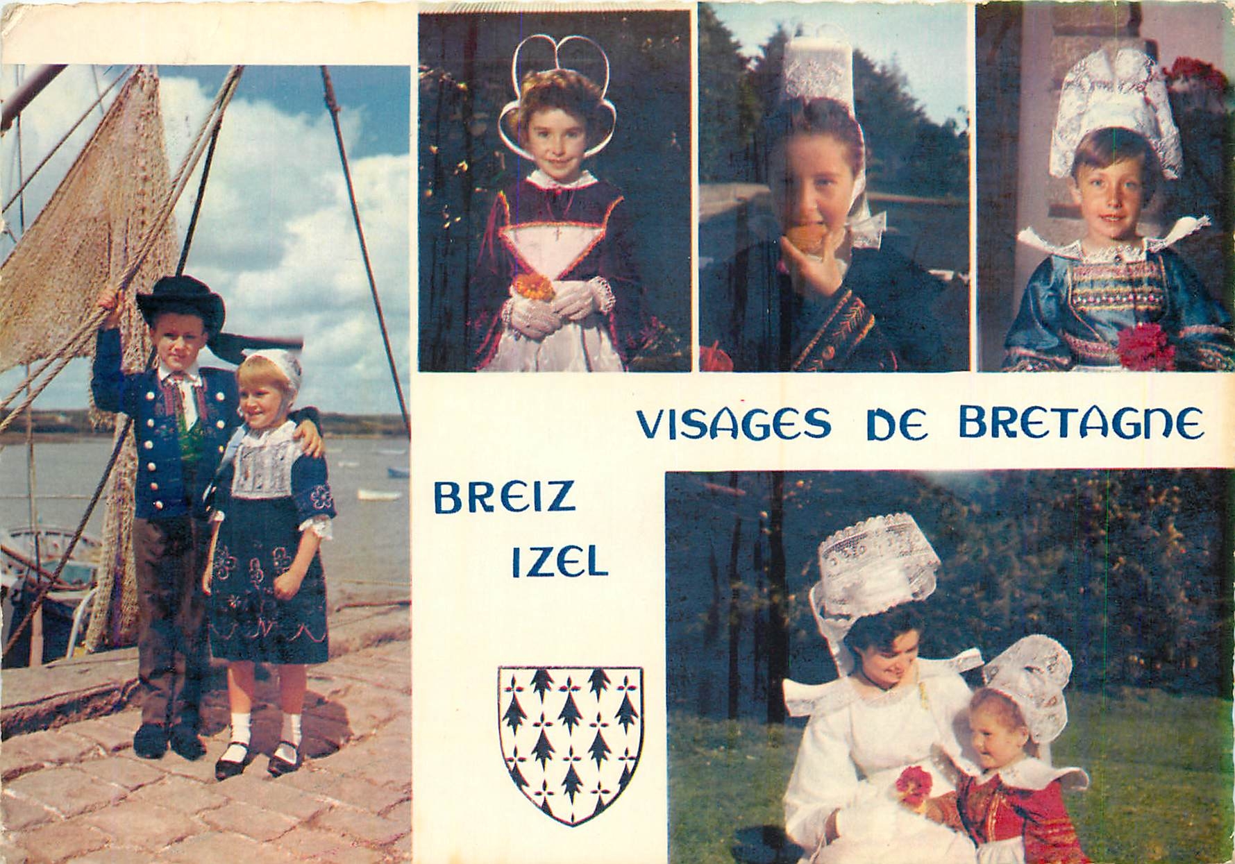 CPM Costumes de Bretagne Enfants de Plougastel Dooualas Chateauneuf de Faou le Porzay Fouesnant et g