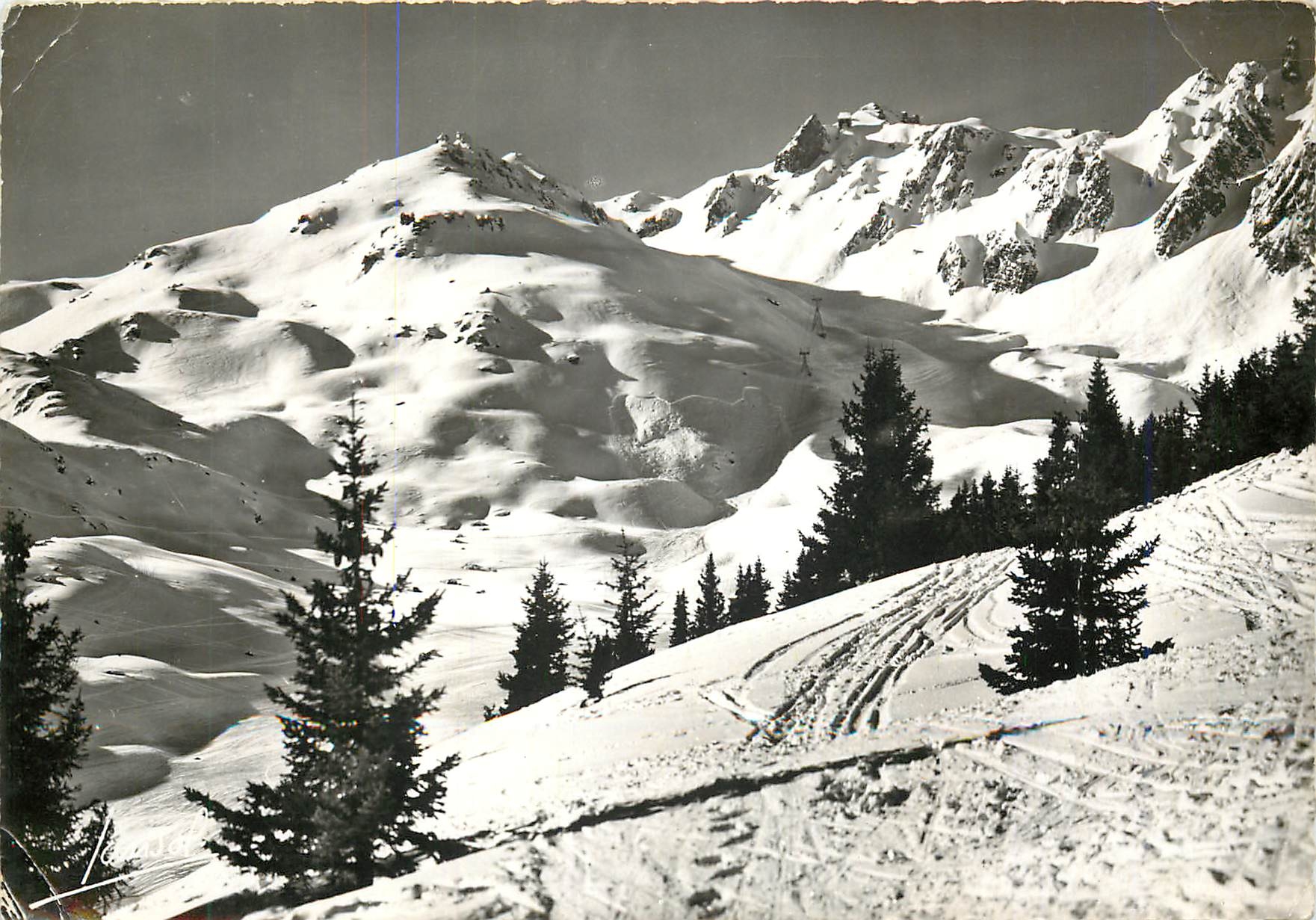 CPM Courchevel Savoie La Vizelle et le telepherique dela Saulire 