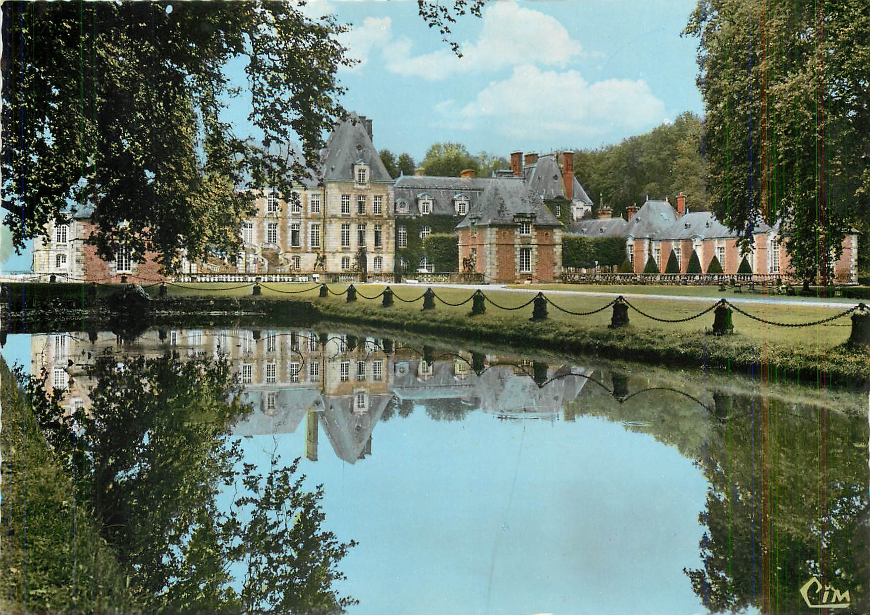 CPM Courances Essonne Le Chateau 