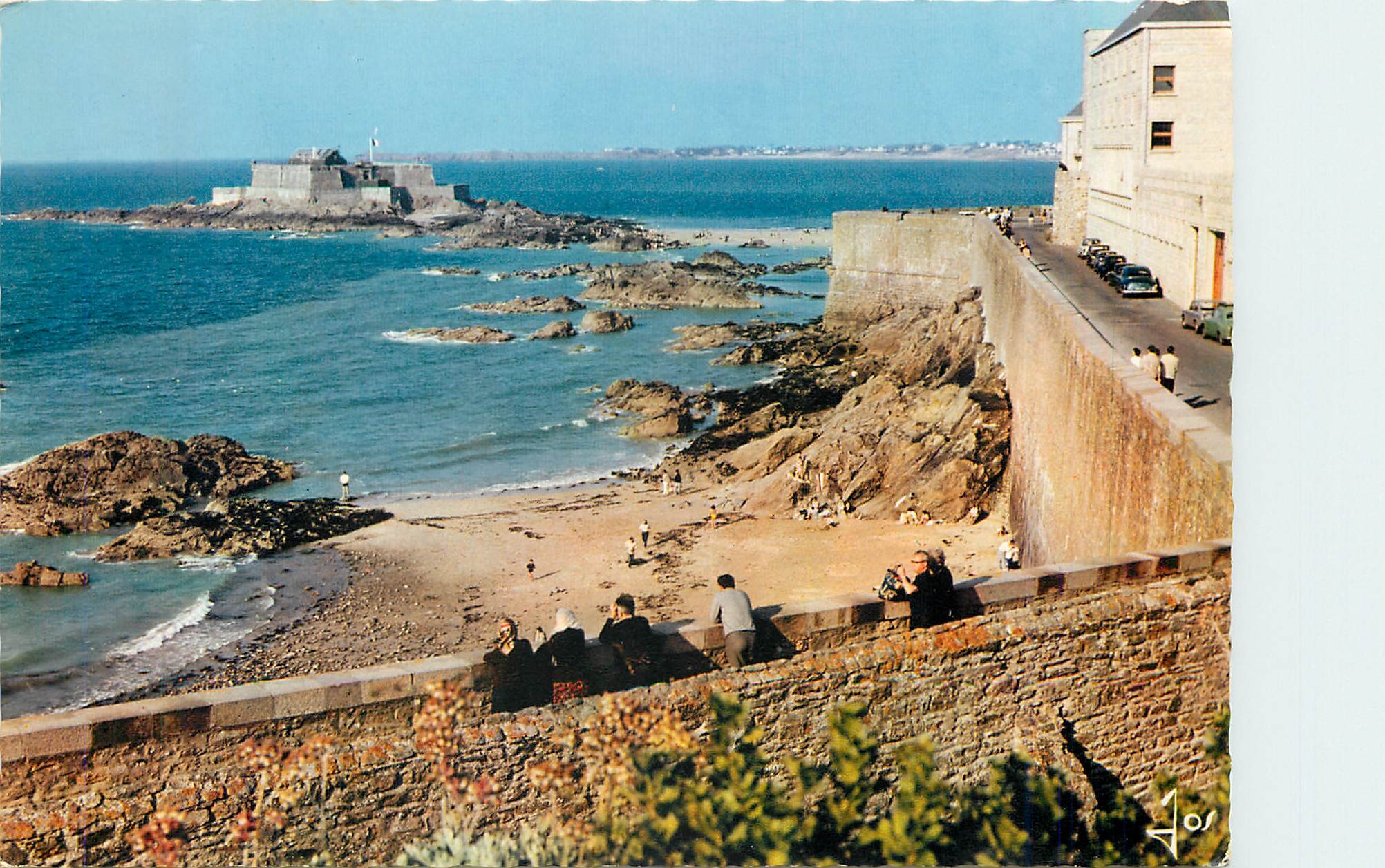 CPM Saint Malo L et V Les remparts et le Fort National 