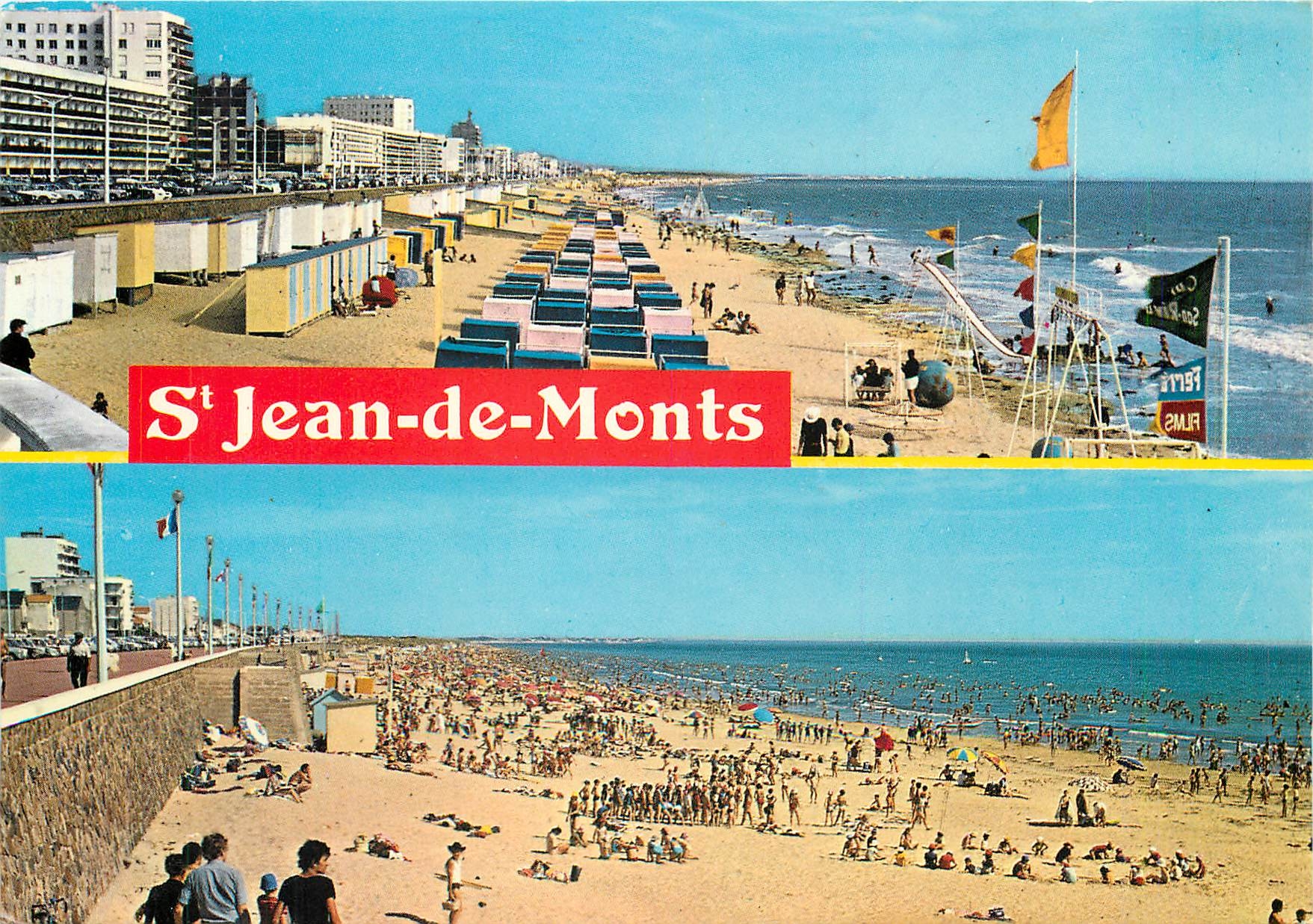 CPM Saint Jean de Monts Les plages