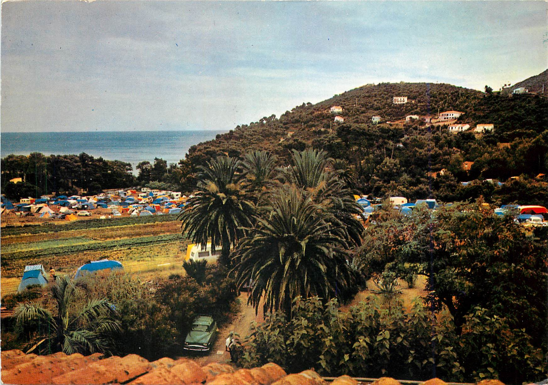 CPM La Seyne sur Mer Var Le site de Fabregas L'agreable camping du Domaine