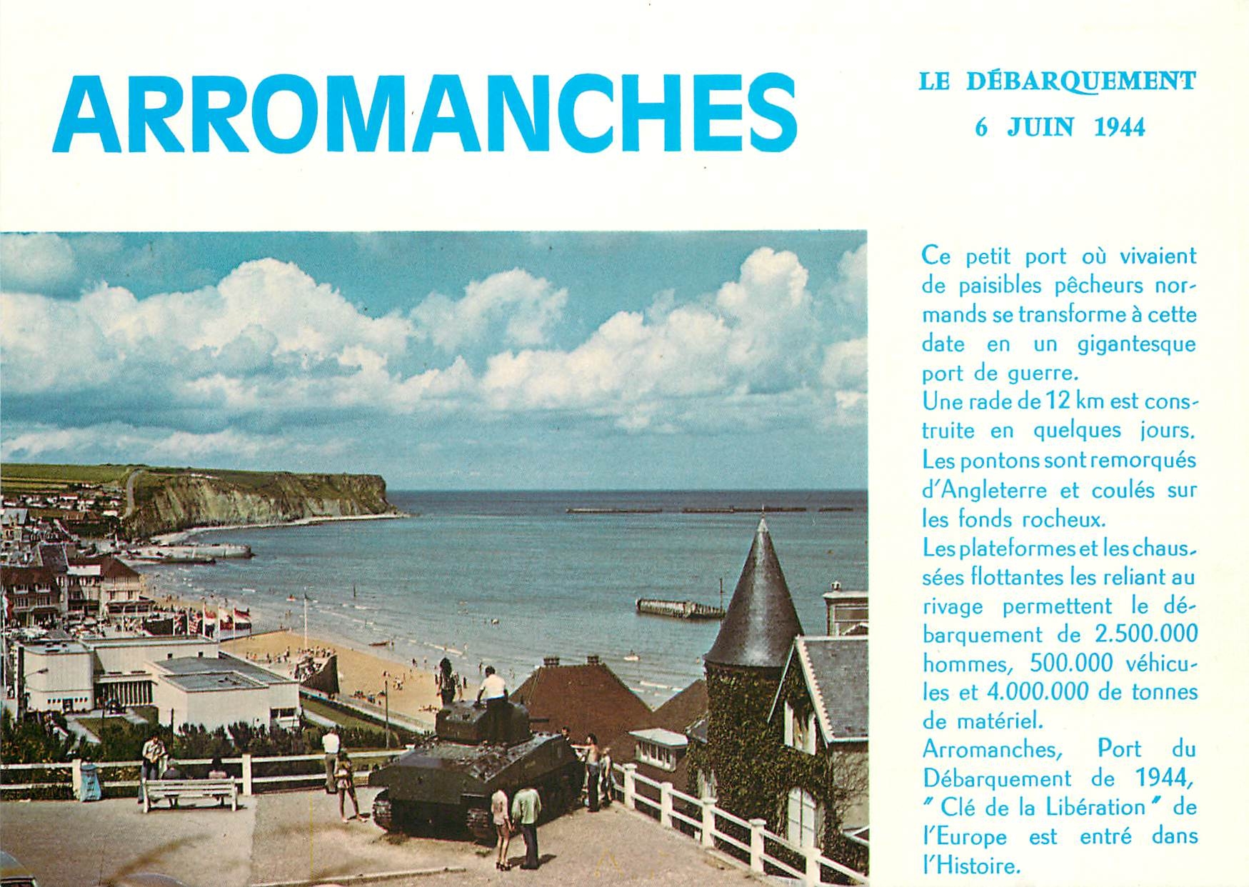 CPM Arromanches Le Debarquement 