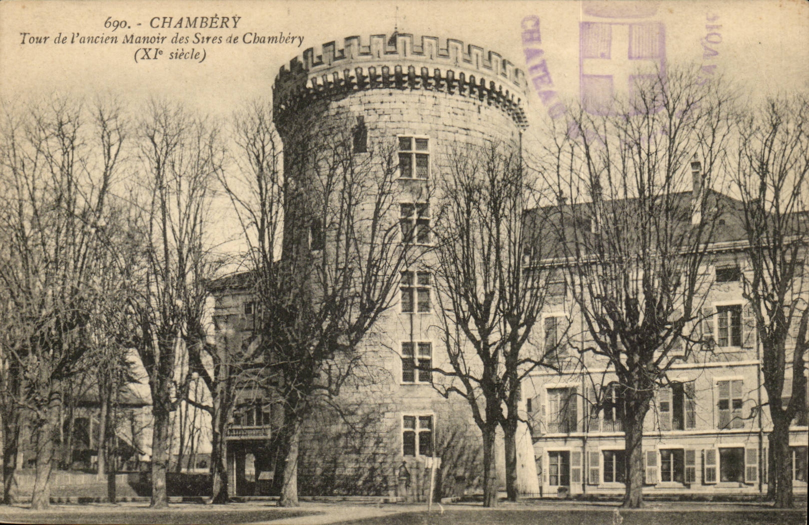 Chambery CPA Umdrehung des alten Landsitzes der Lords von cAhmbery (11)
