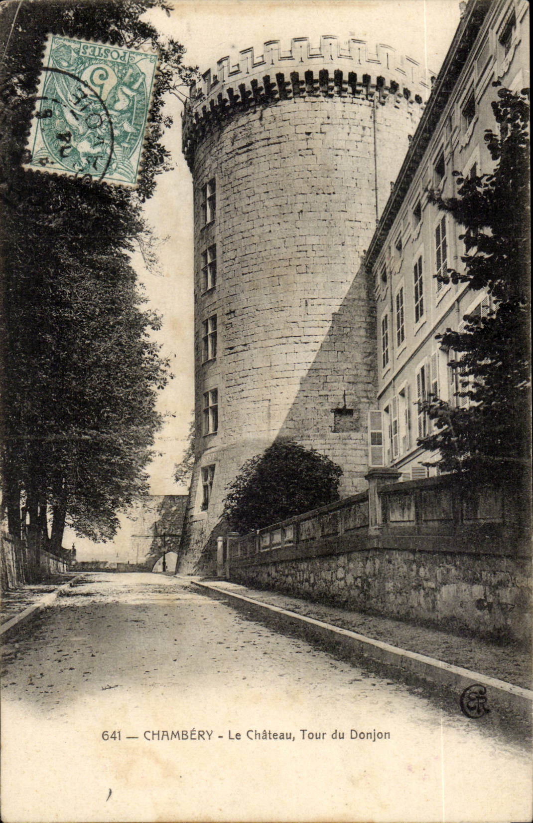 Chambery CPA die Schlossumdrehung des Unterhaltes