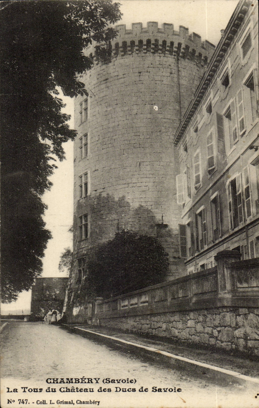 Chambery CPA the tower of the castle of the dukes of Savoy
