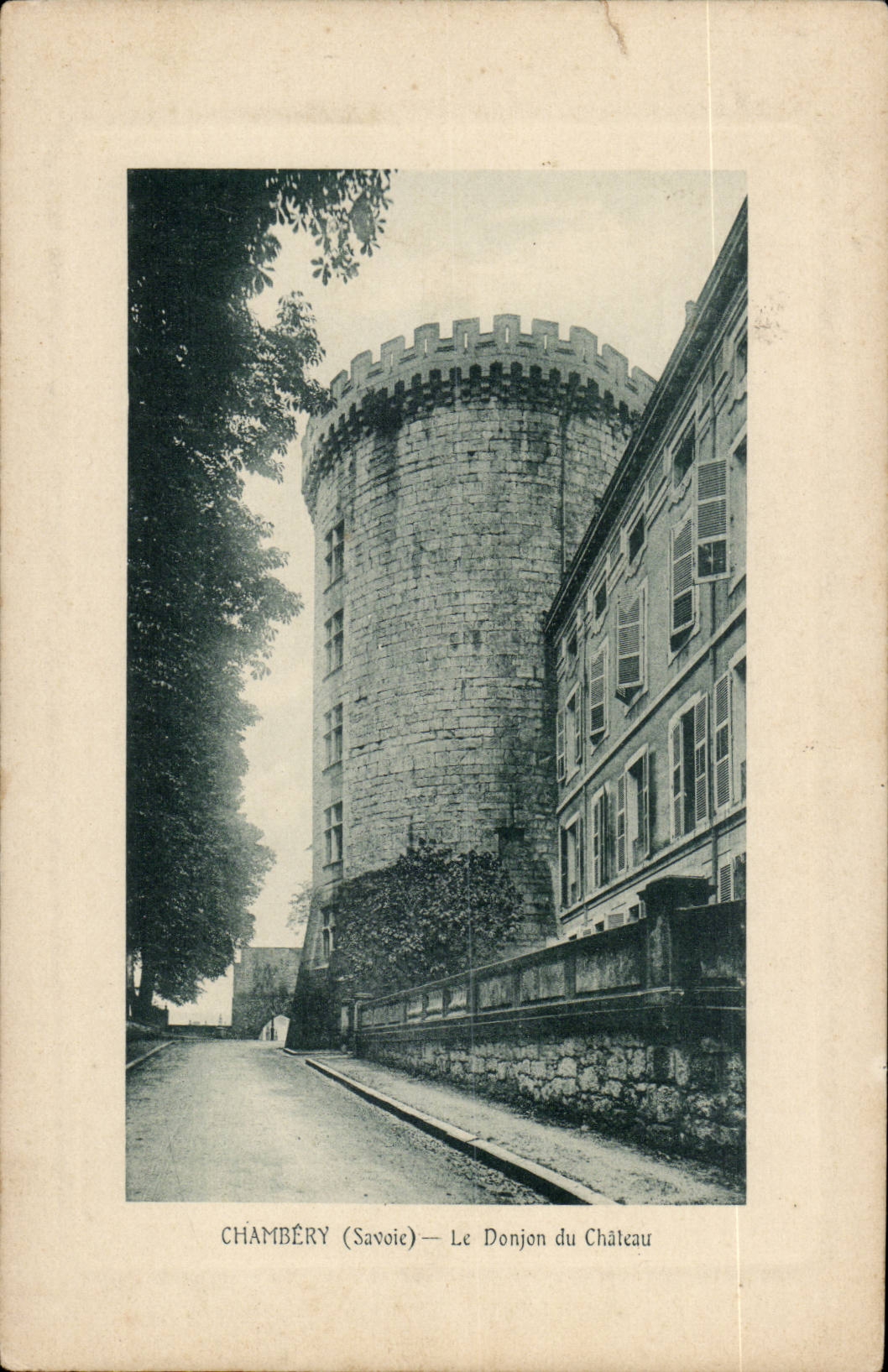 Chambery CPA the keep of the castle of the dukes of Savoy