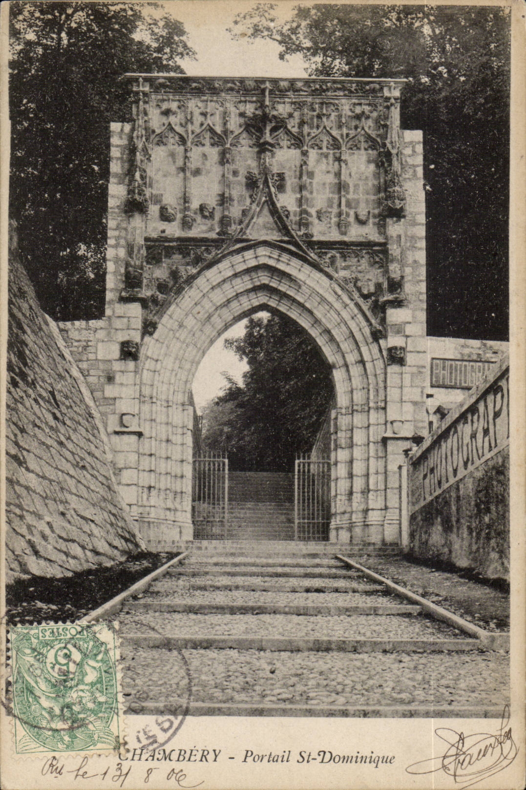 Chambery CPA gate St Dominique