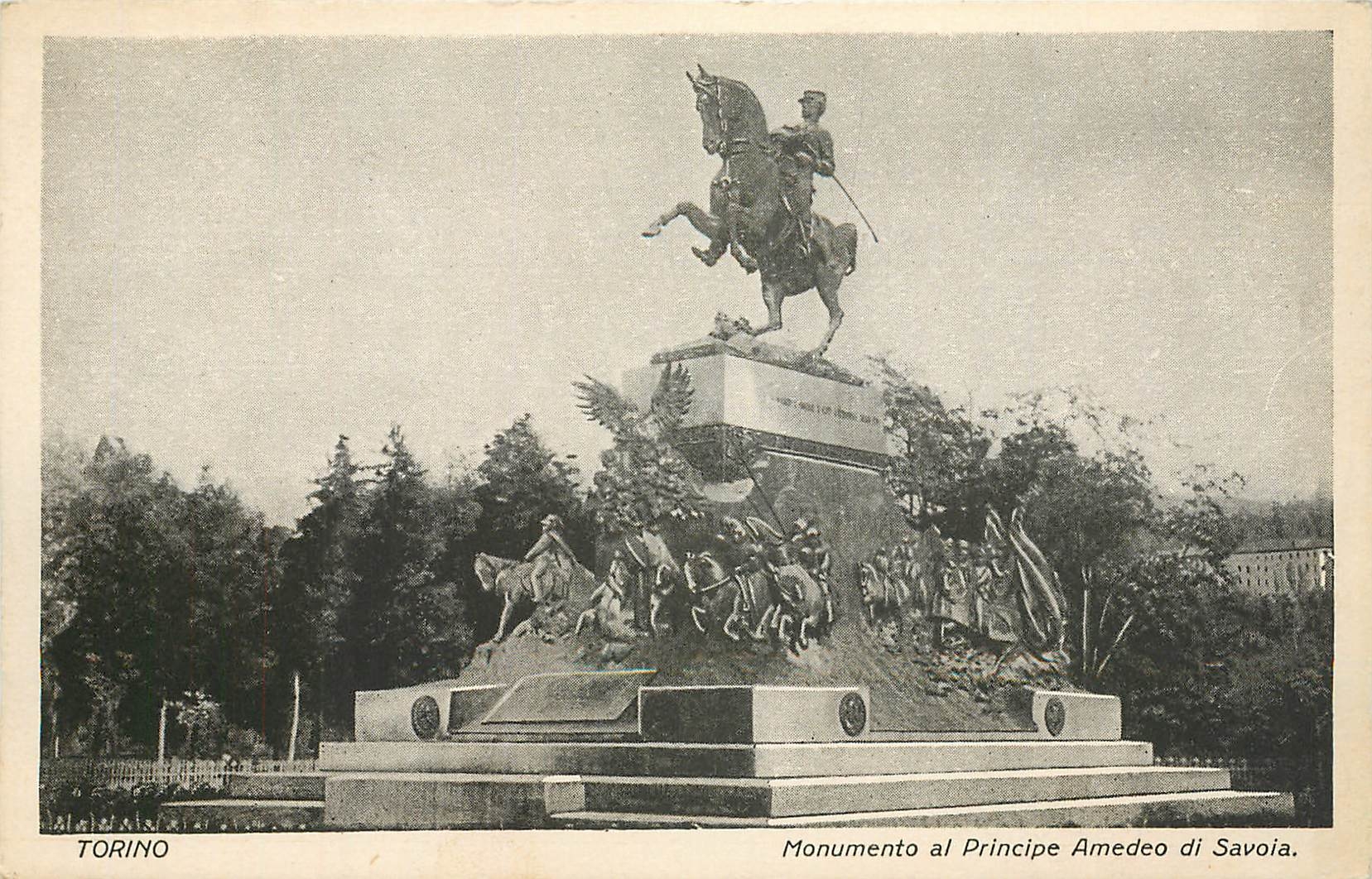 CPA Torino Monumento al Principe Amedeo di Savoia