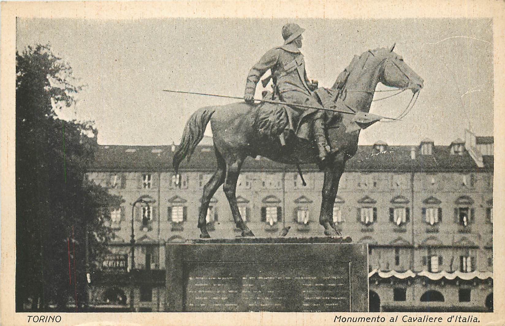 CPA Torino Monumento al Cavaliere d'Italia