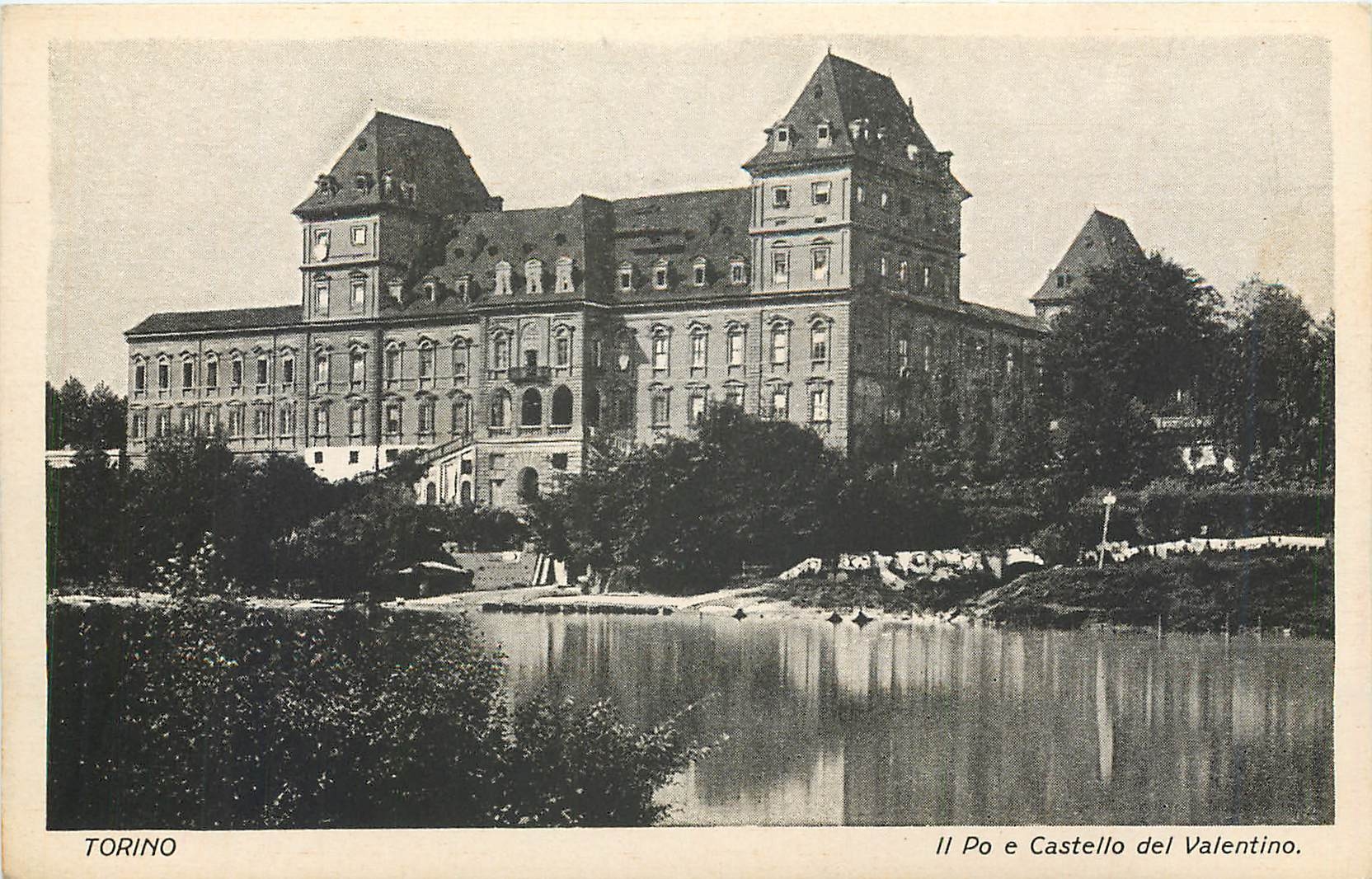 CPA Torino Il Po e Castello del Valentino