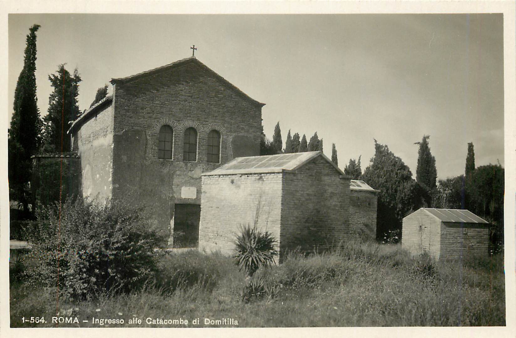 CPA Roma Ingresso elle Catacombe di Domitilla