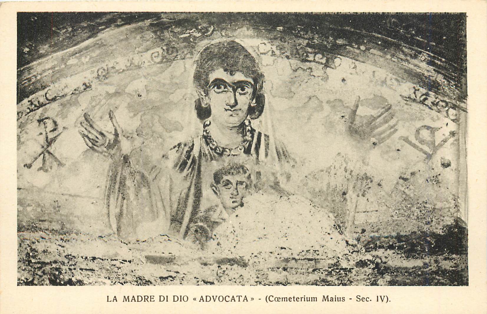 CPA La Madre di dio Advocata (Coemeterium Maius Sec IV)
