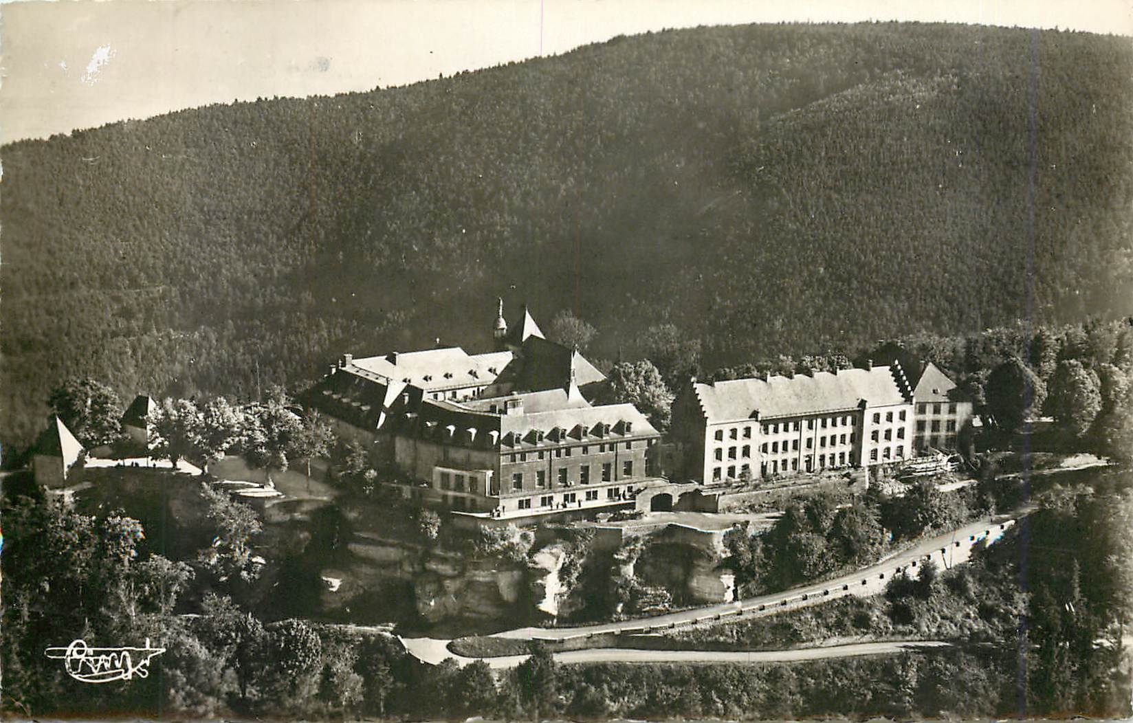 CPM Vue aerienne du Monte Ste Odile (B du Rh)(alt 763 m)