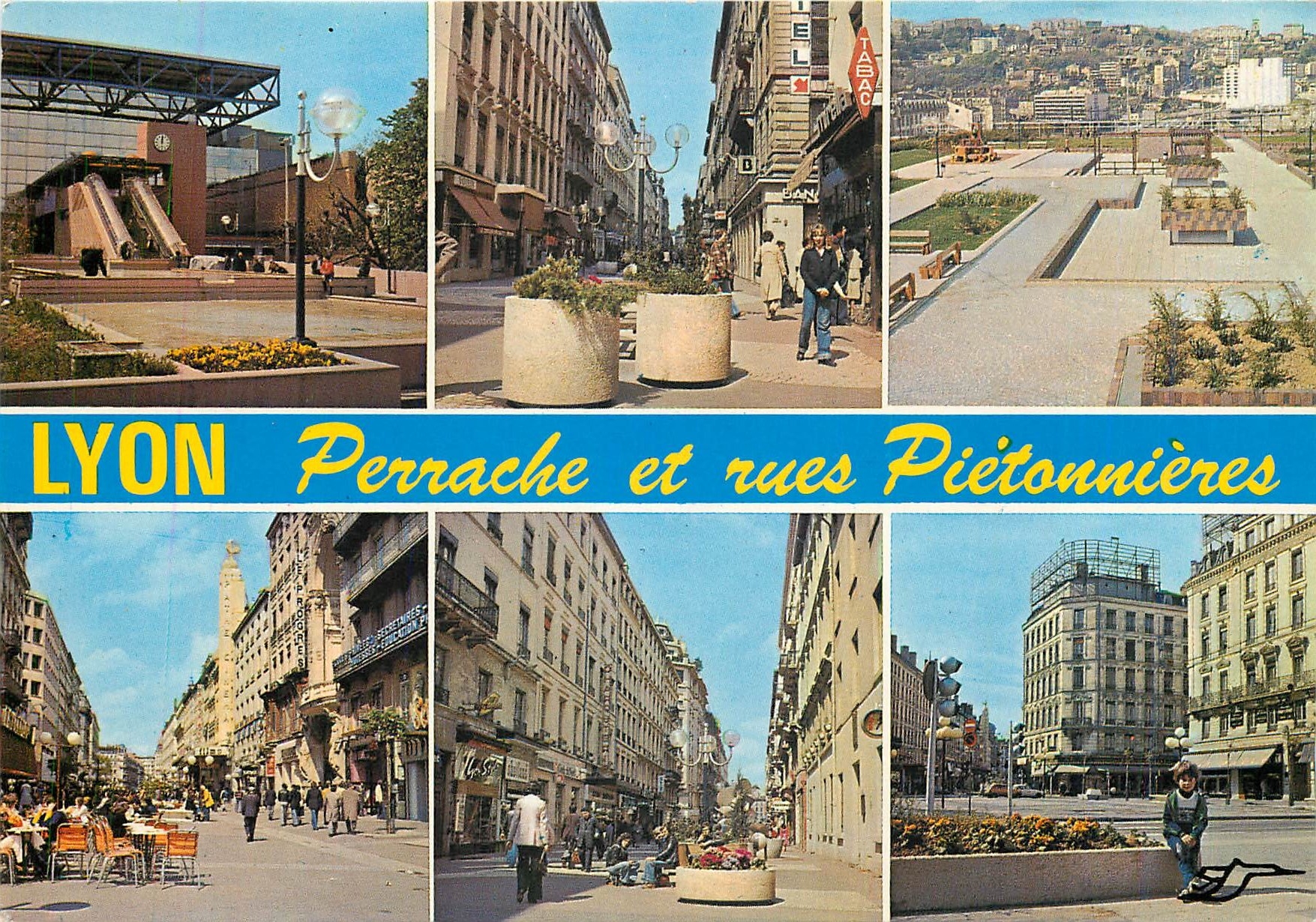 CPM Lyon (Rhone) Perrache et les rues pietonnieres