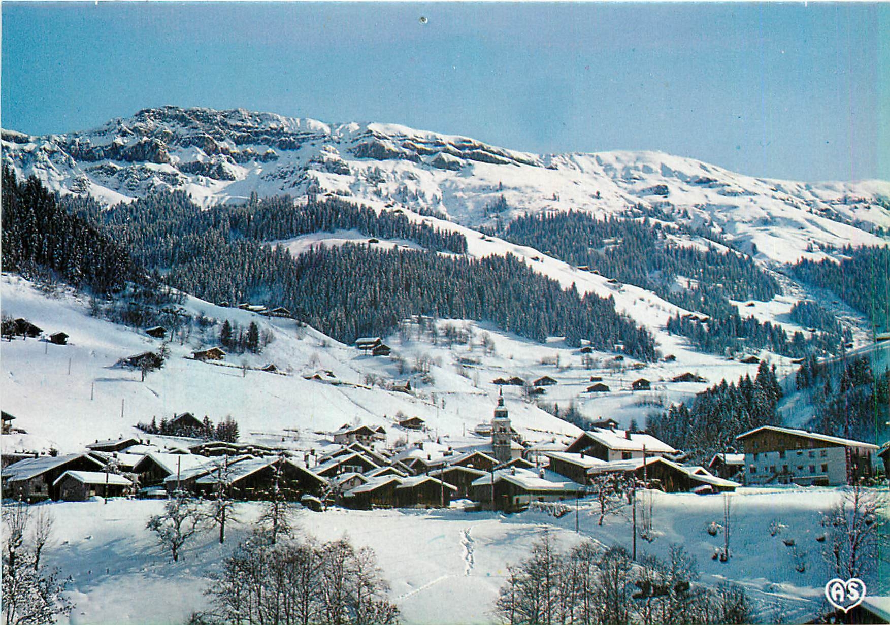CPM Station du Beaufortin Areches Alt 1080 m La Roche Parstre alt 2106 m et la Station
