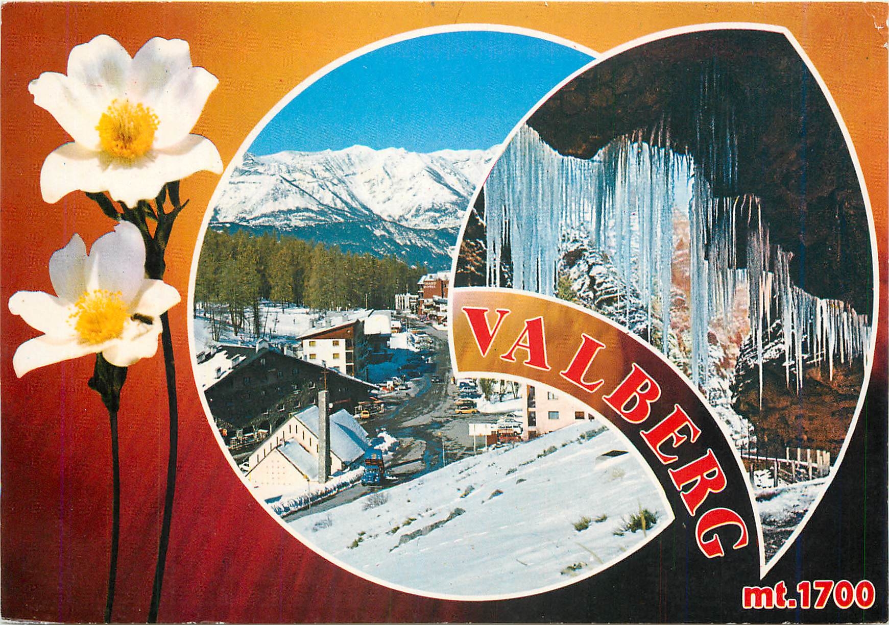 CPM Les alpes Mame Valberg (alt 1700 m) et la chaine du St Honorat (alt 2519 m) Gorges du Cians en h