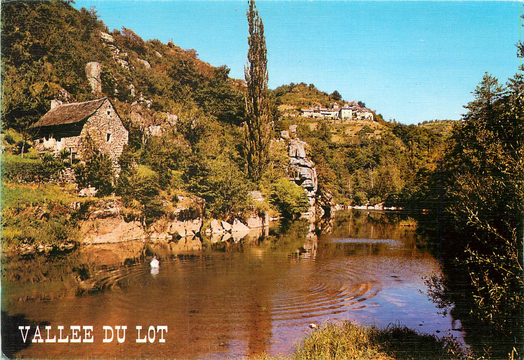 CPM Calme et reponsante Vallee du Lot