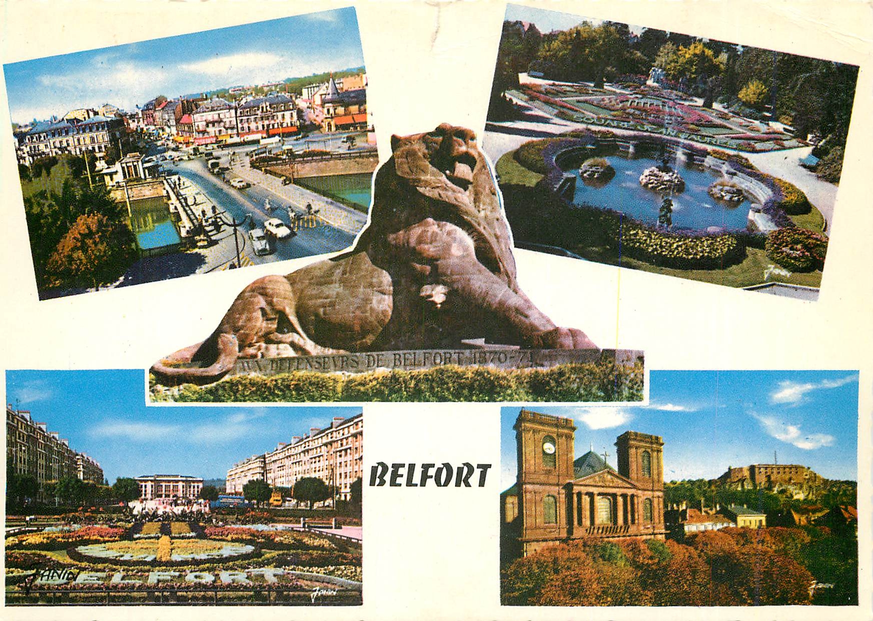 CPM Belfort (Terr de Belfort) Le Lion Haut 11 m long 22 m (Oeuvre de Bartholdi)