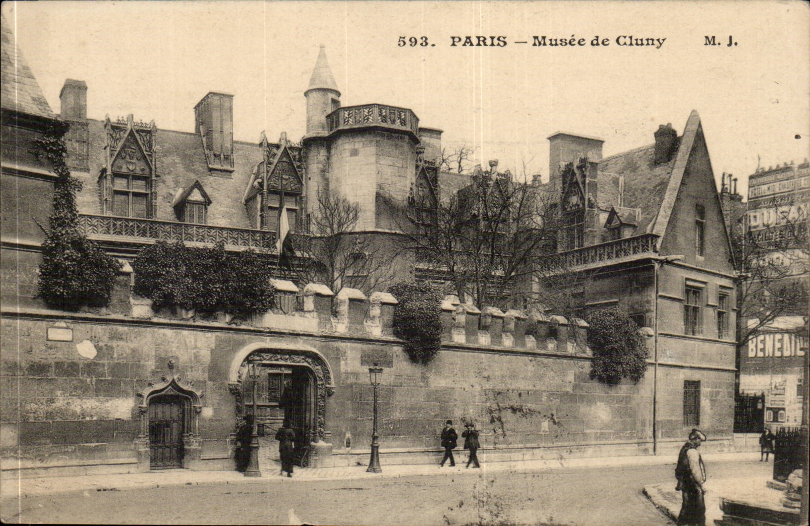Paris CPA Museum of Cluny