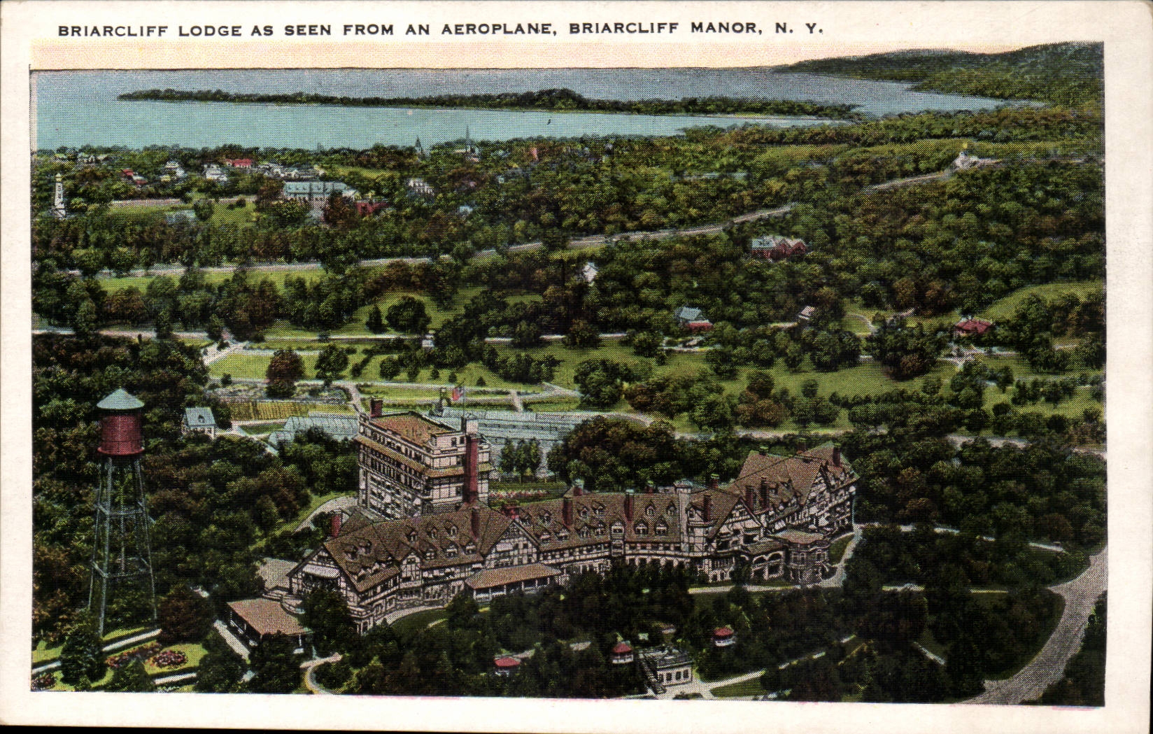 the United States CPA Briarcliff Lodge ace seen from year airplane Manor New York
