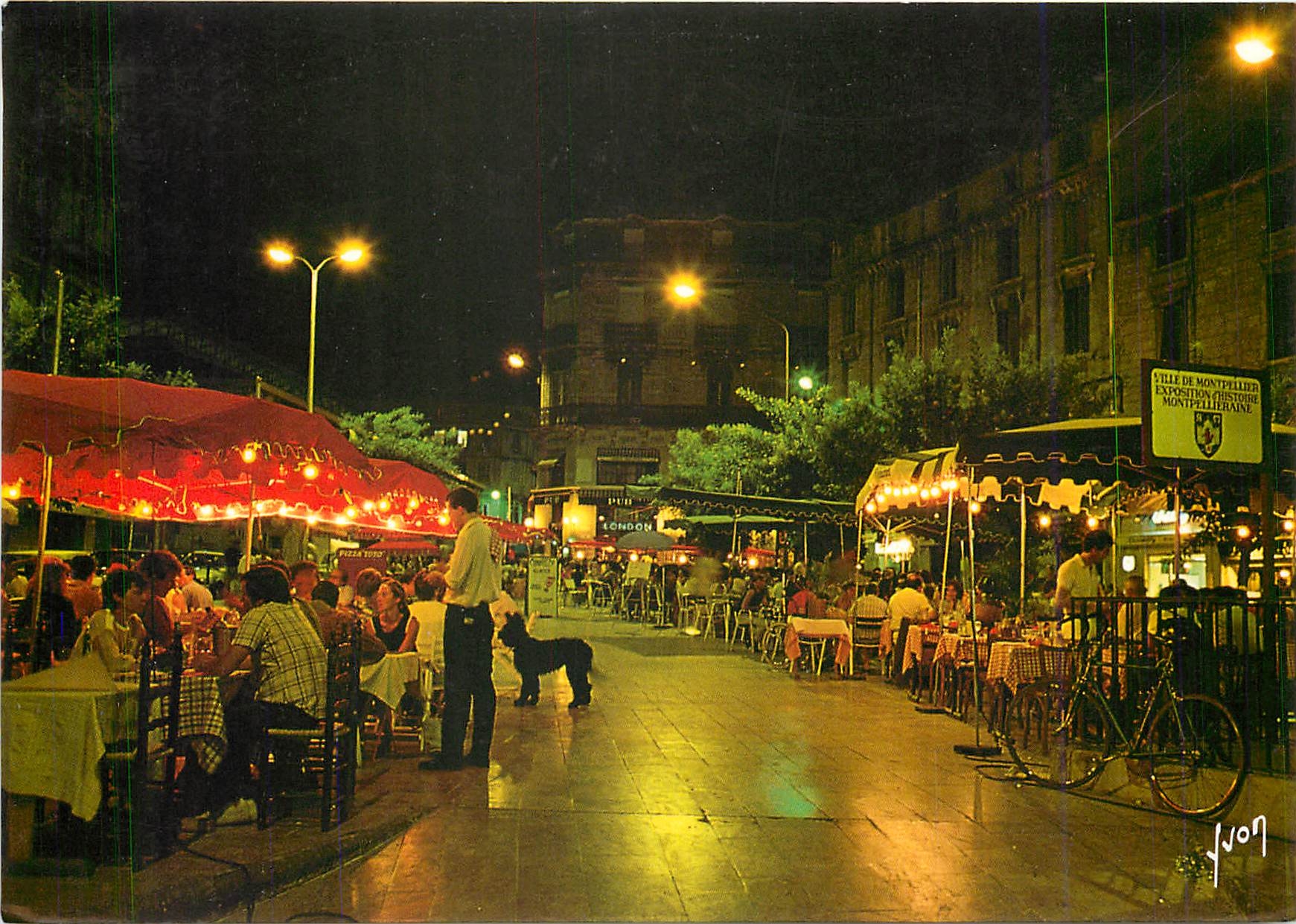 CPM Montpellier Herault Rue de la Loge la Place Jean Jaures