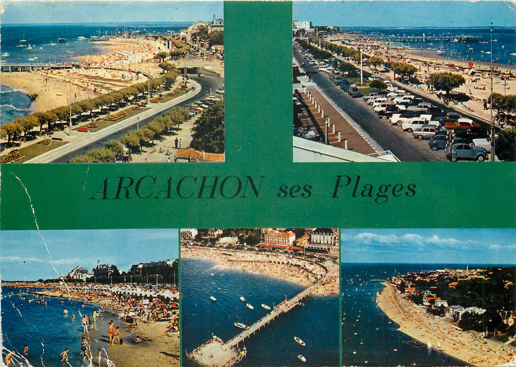 CPM Arcachon Gironde Les Plages 