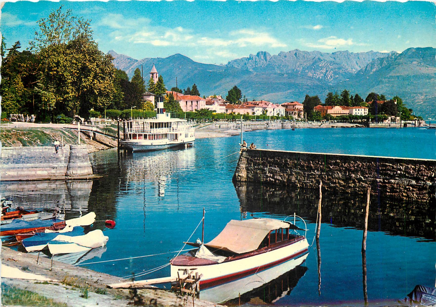CPM Baveno Lago Maggiore Bateau