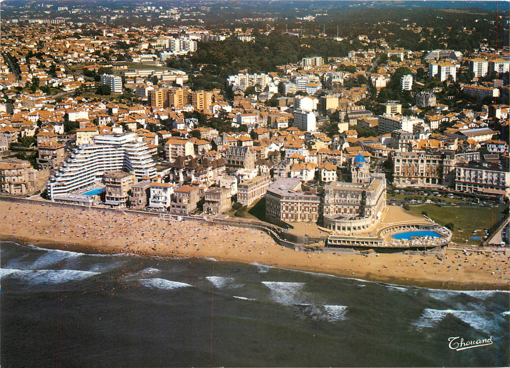 CPM Biarritz L'Hotel Miramar et l'Hotel du Palais