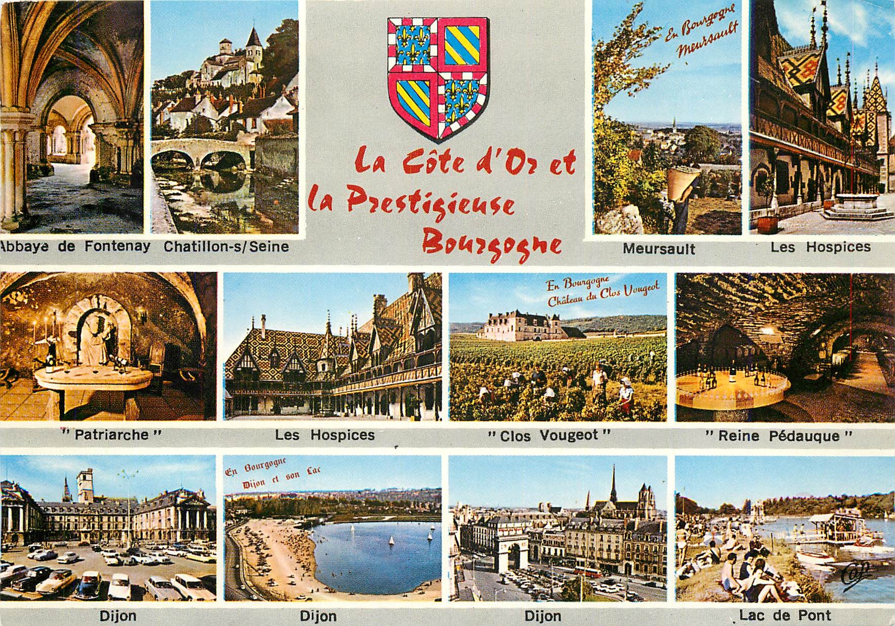 CPM La Cote d'Or et La Prestigieuse Bourgogne