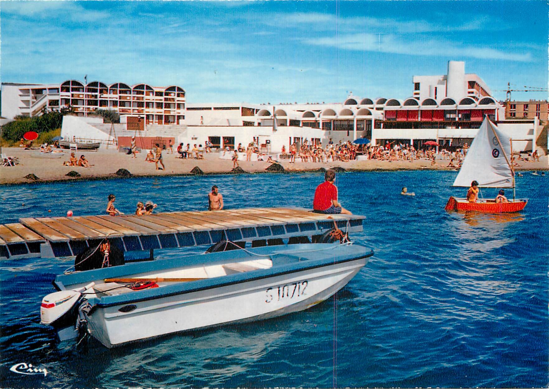 CPM Balaruc les Bains Herault Le Village Vacances Families VVF
