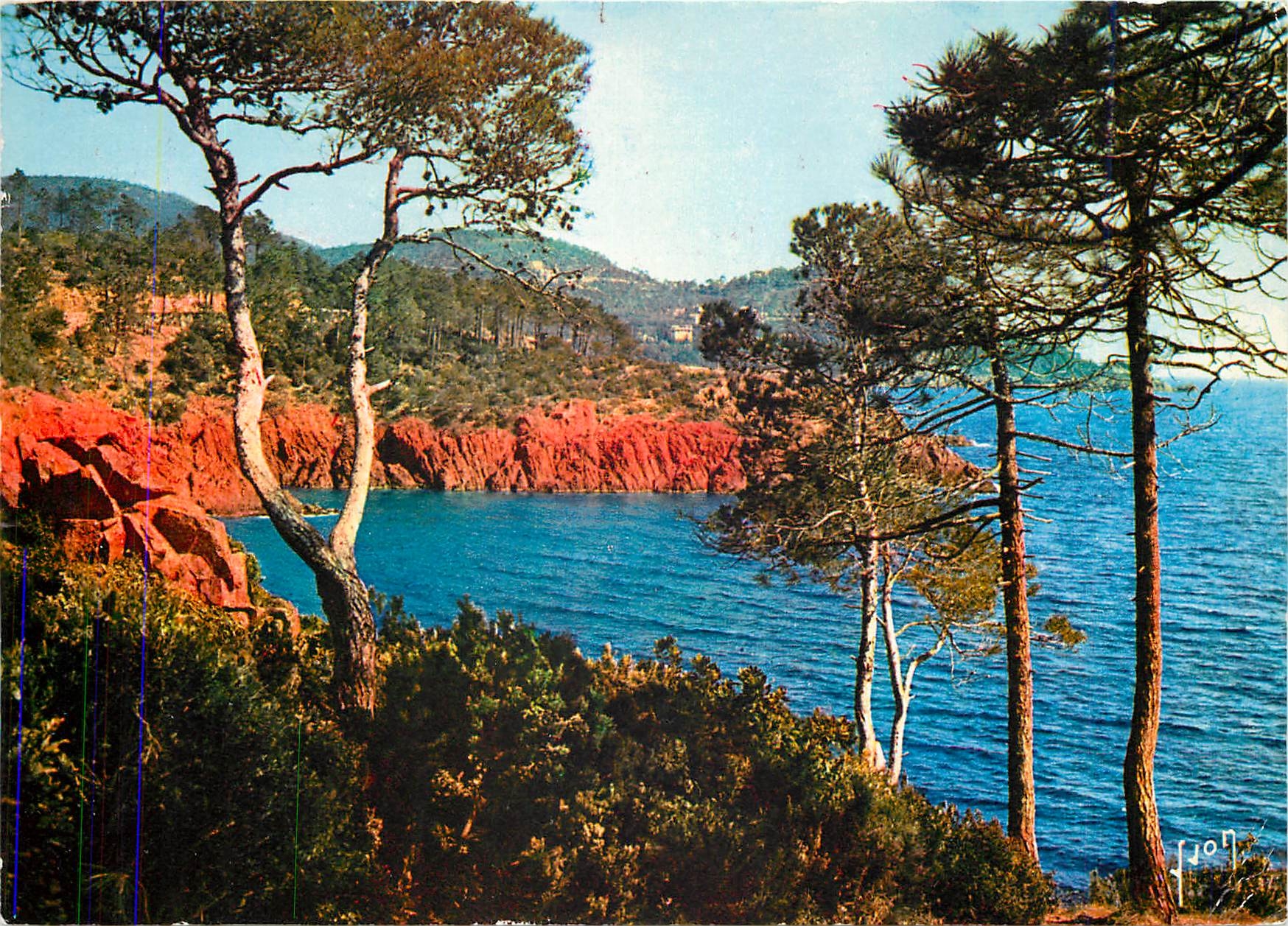CPM La Cote d'Azur miracle de la nature Massif de l'Esterel Var Criques et calanques festonnent la c