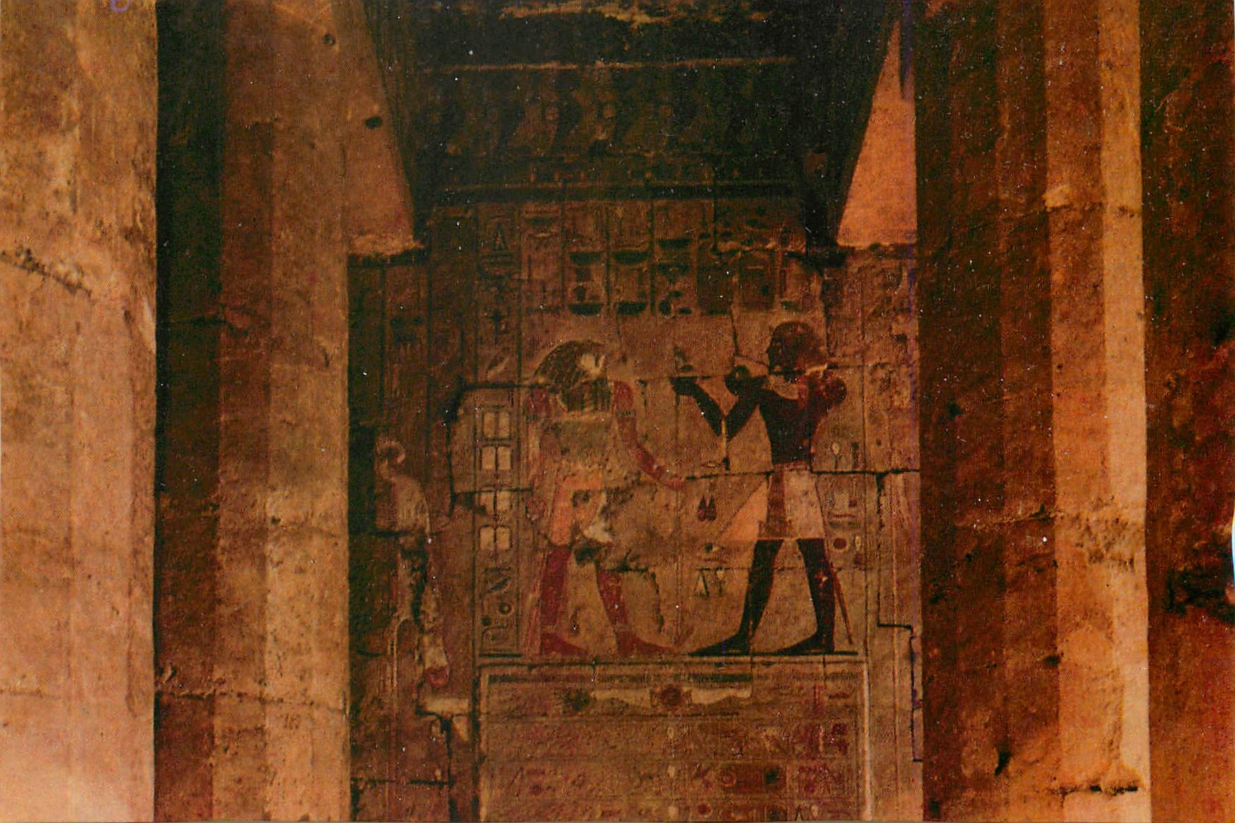 CPM Thebes west Peintures murales dans le Temple