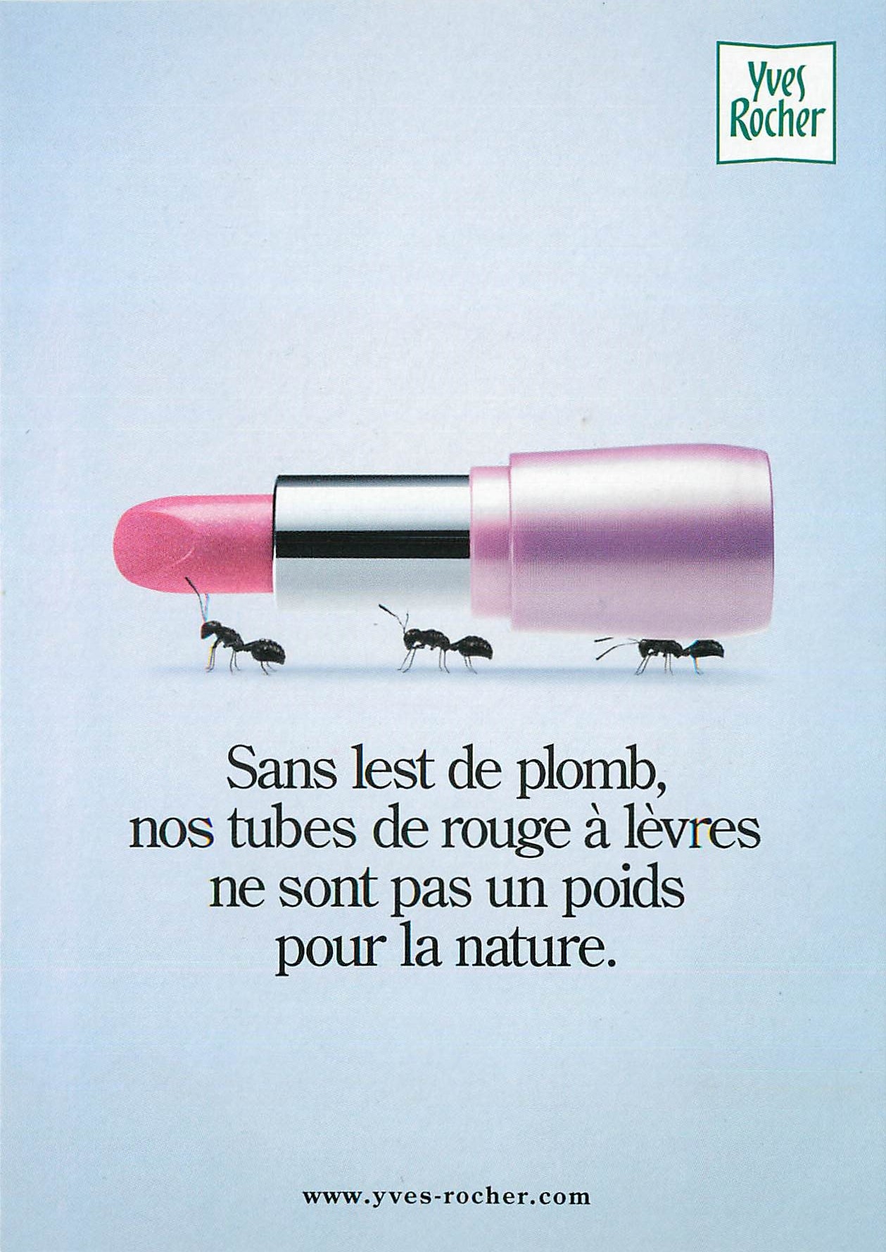CPM Sans lest de plomb nos tubes de rouge a levres Yves Rocher