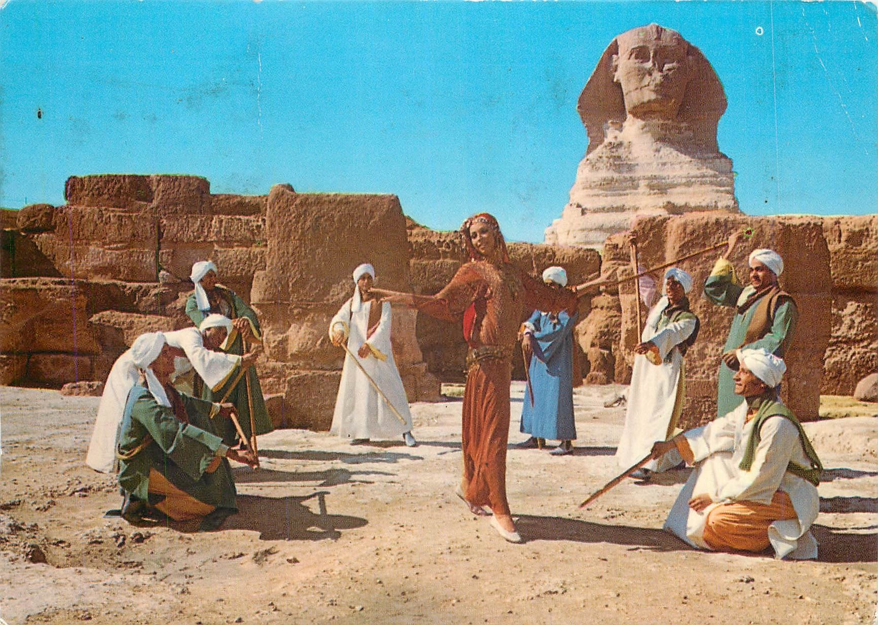 CPM Egypte Folklore Sphinx