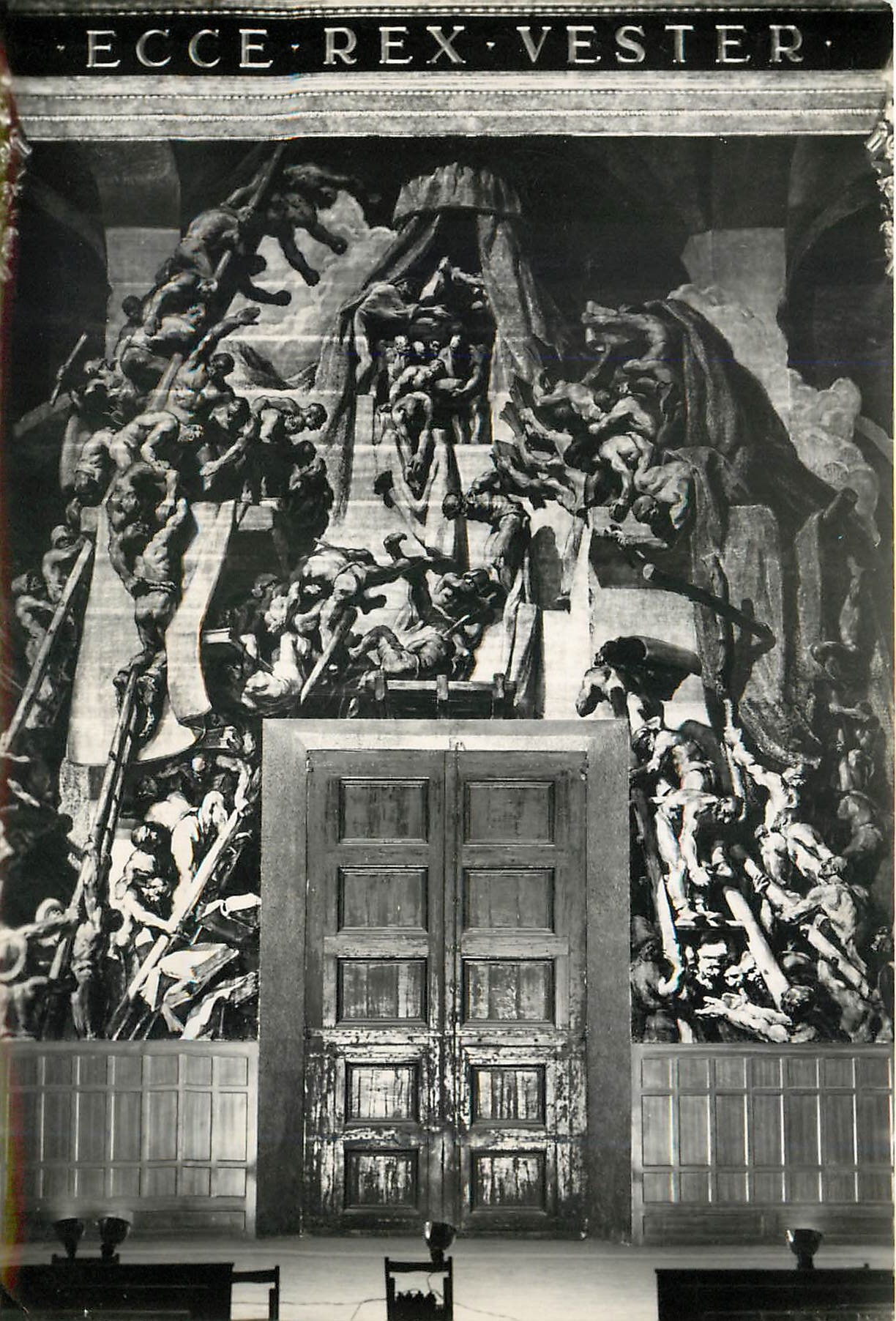 CPM Cathedral de Vich Pintura de Seat La condena de Cristo ante Pilatos