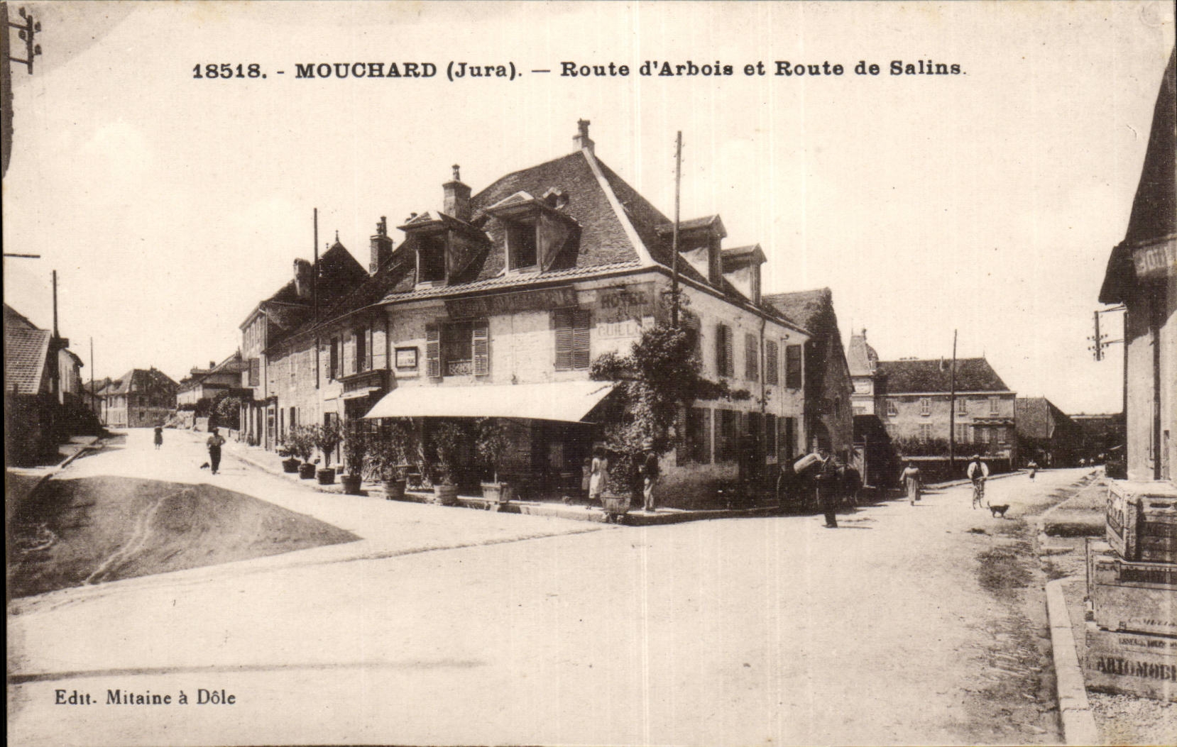 Informer (the Jura) - Road of Alpine laburnum and Road the Saline ones - CPA