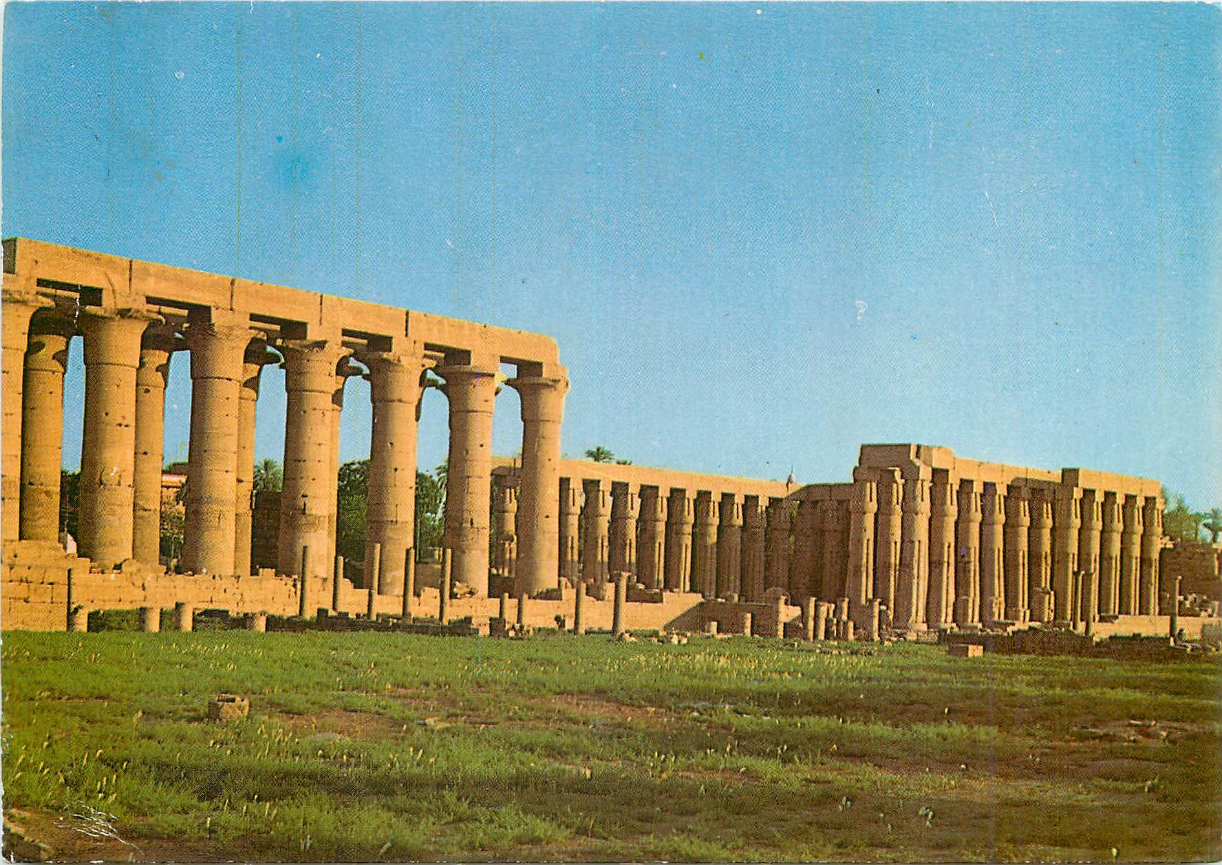 CPM Luxor Papyrus columns of Amun Temple