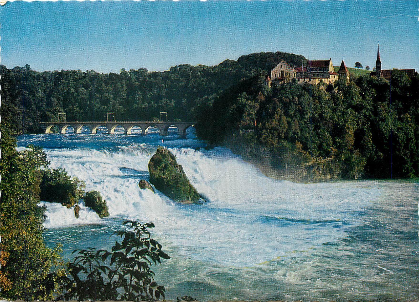 CPM Rheinfall (Schweiz) Totale Hoche des falles 21 m