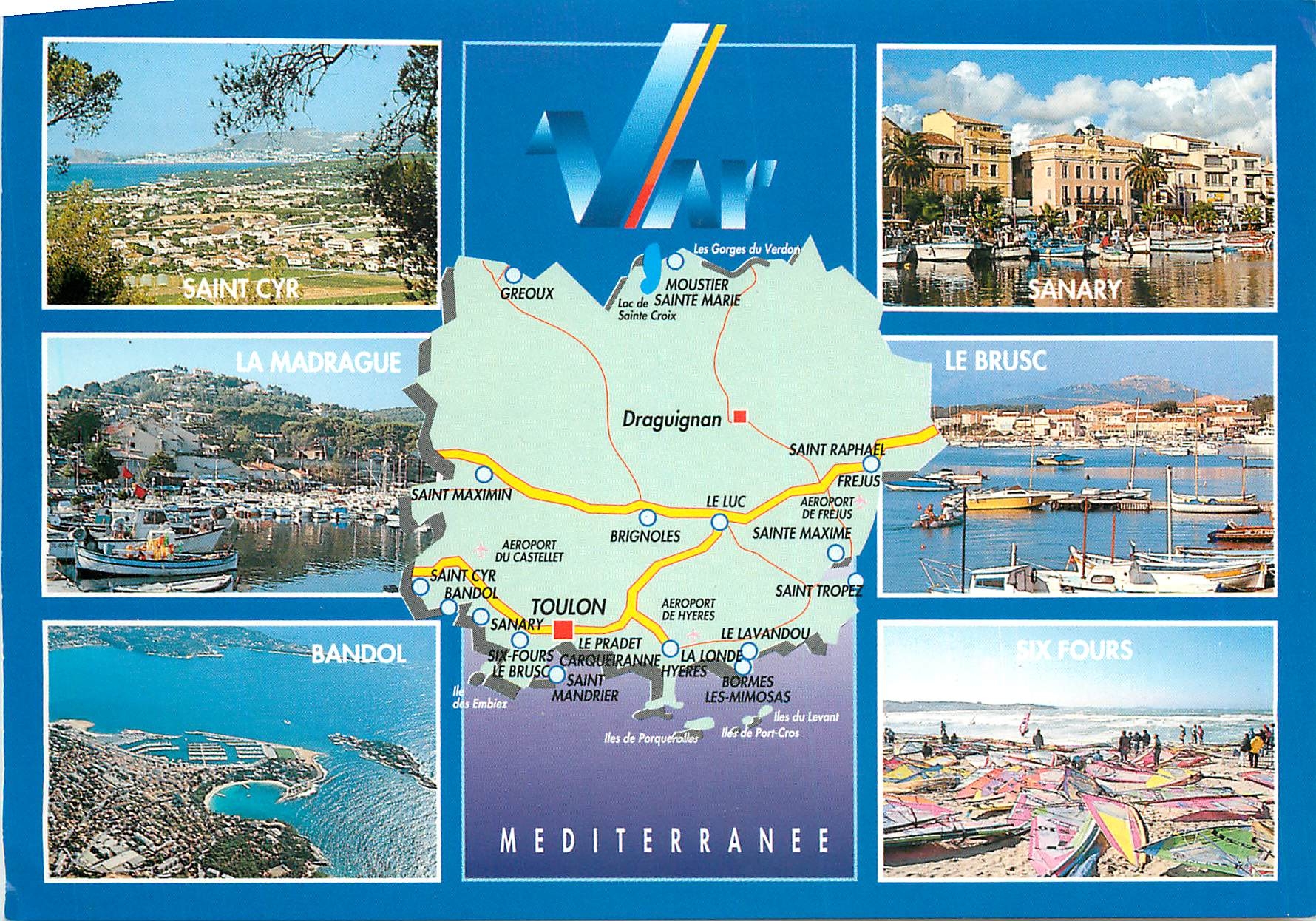 CPM Au soleil de la Cote d'Azur Promenade sur la Cote Varoise