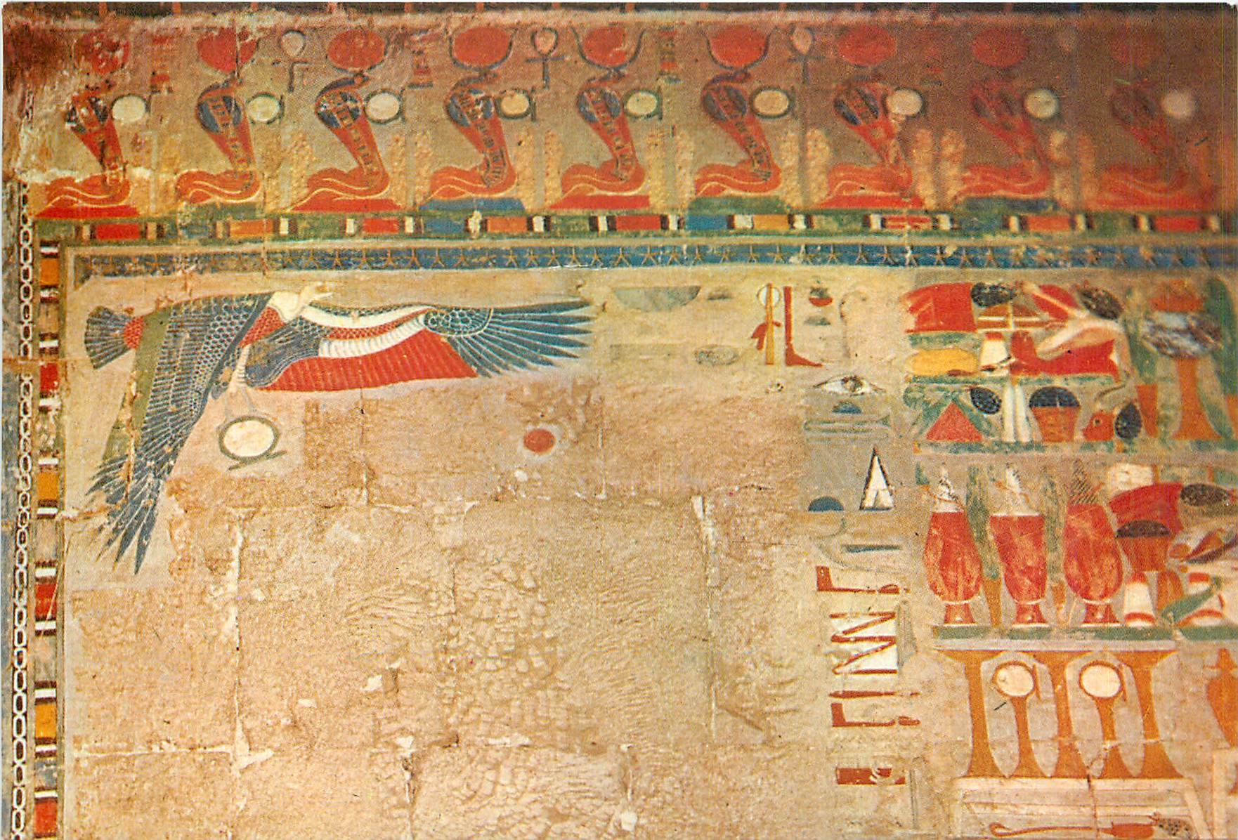 CPM Egypt Faucon aux ailes deployees