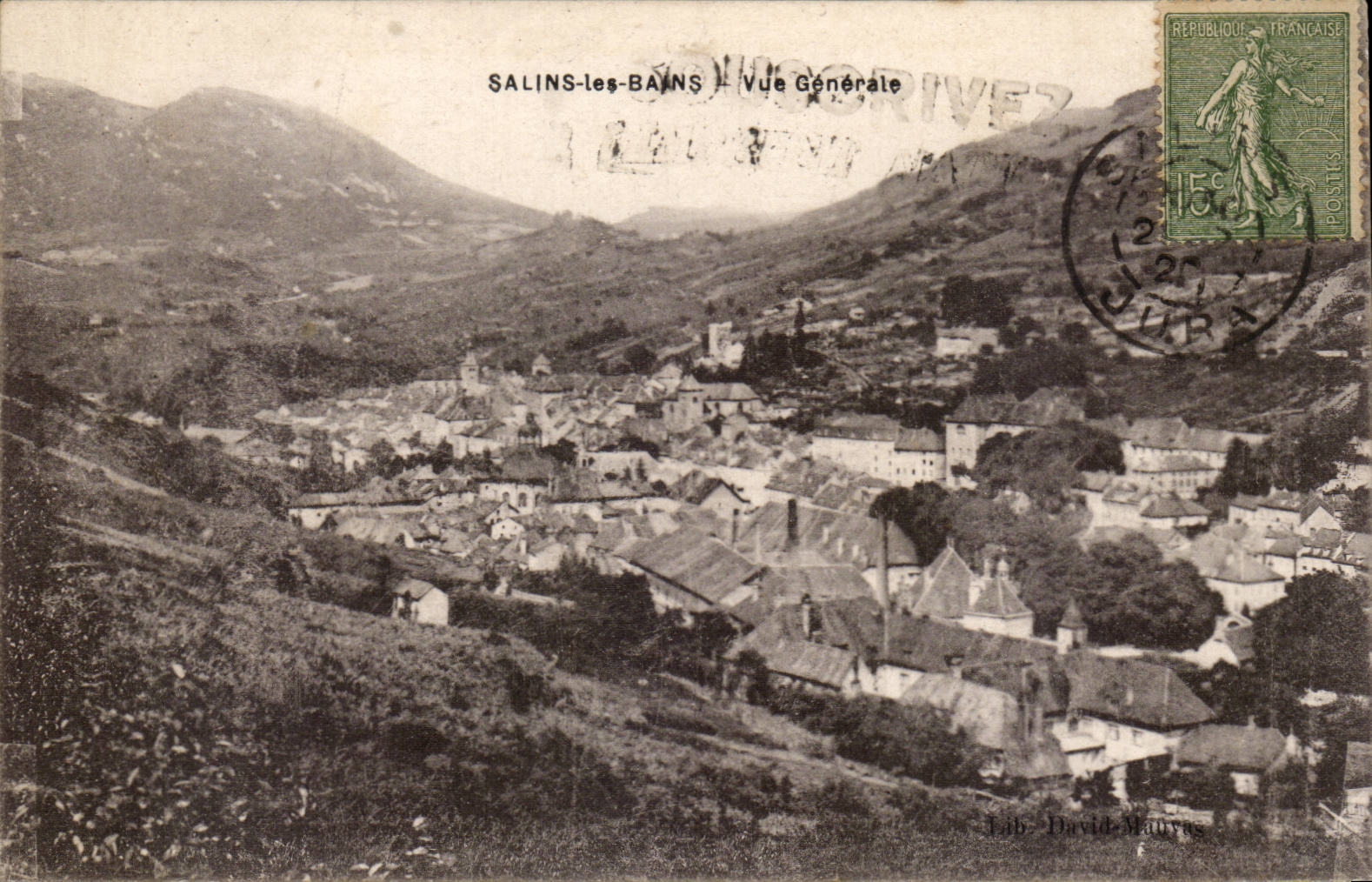 The Jura Picturesque-Saline-the-Baths Seen General-CPA