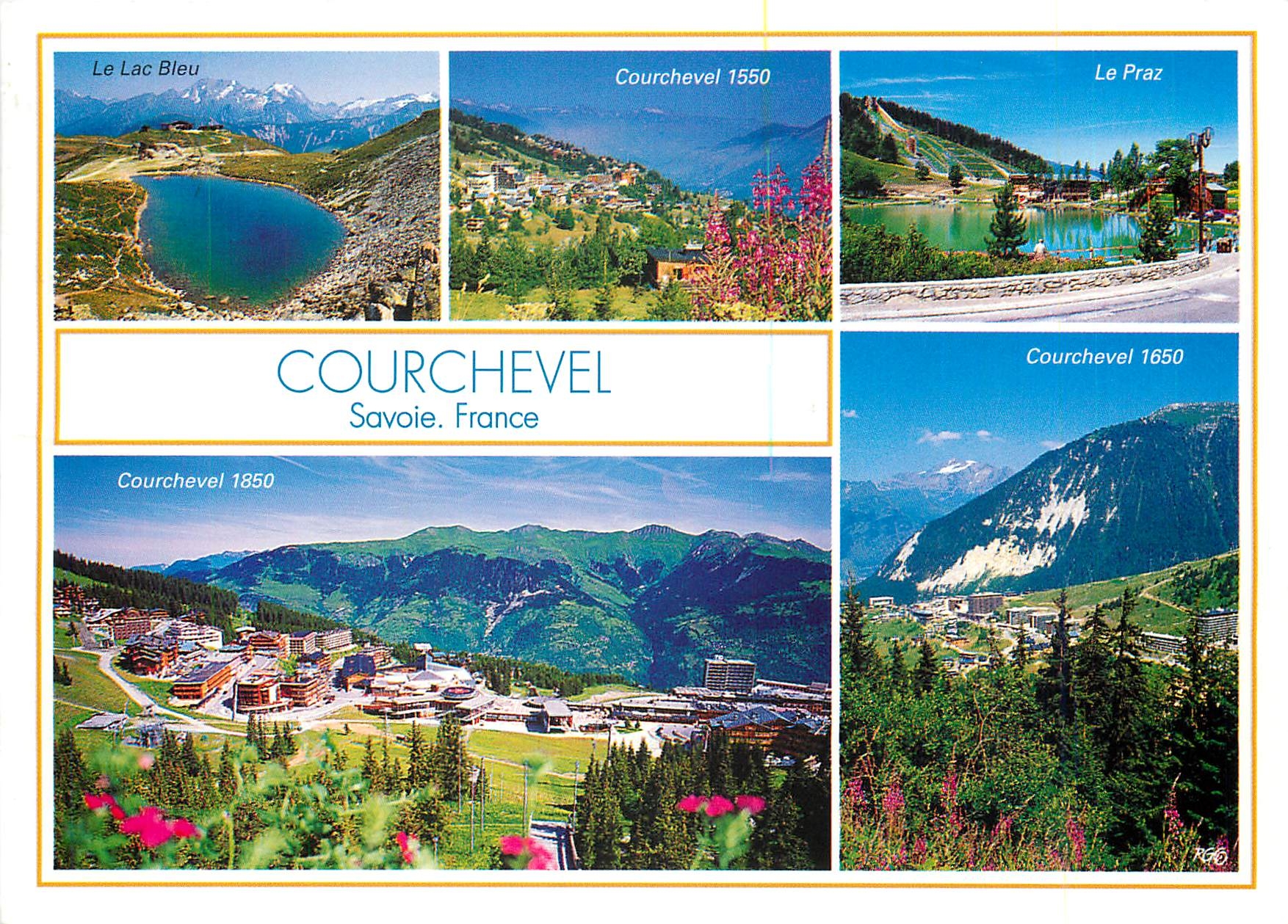 CPM Courchevel 1850 (Savoie) En Tarentaise a la decouverte des differents sites prestigeux au coeur 