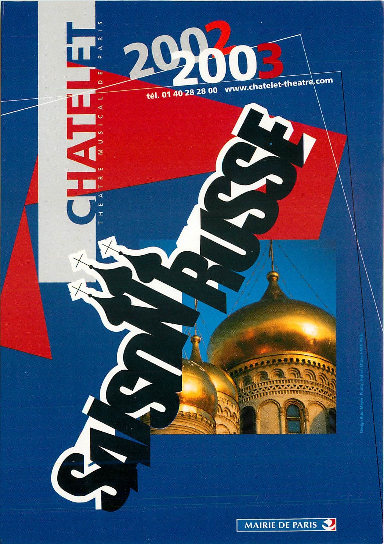 CPA Chatelet 2002 2003 Saison Russe Russie Russia