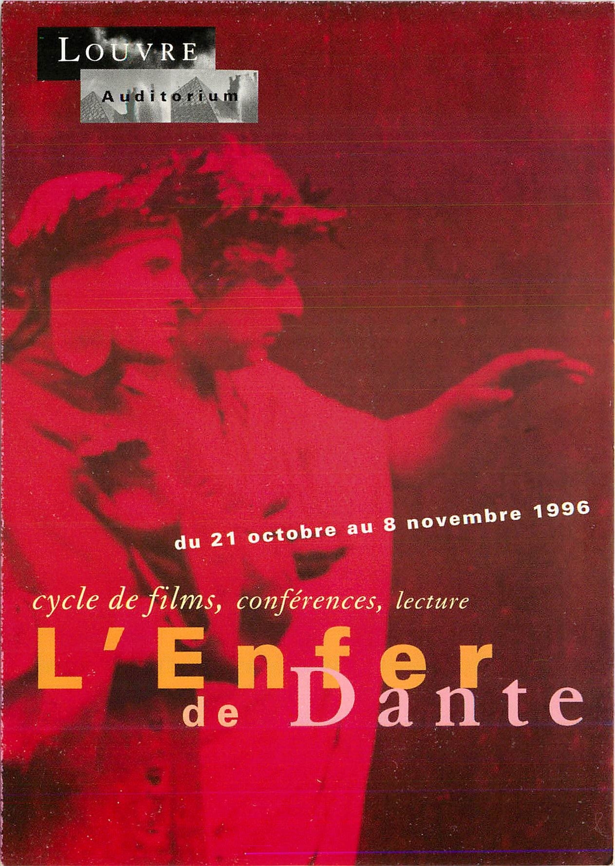 CPM du 21 act au 8 novenmbre 1996 cycle de films conferences lecture l'enfer de Dante